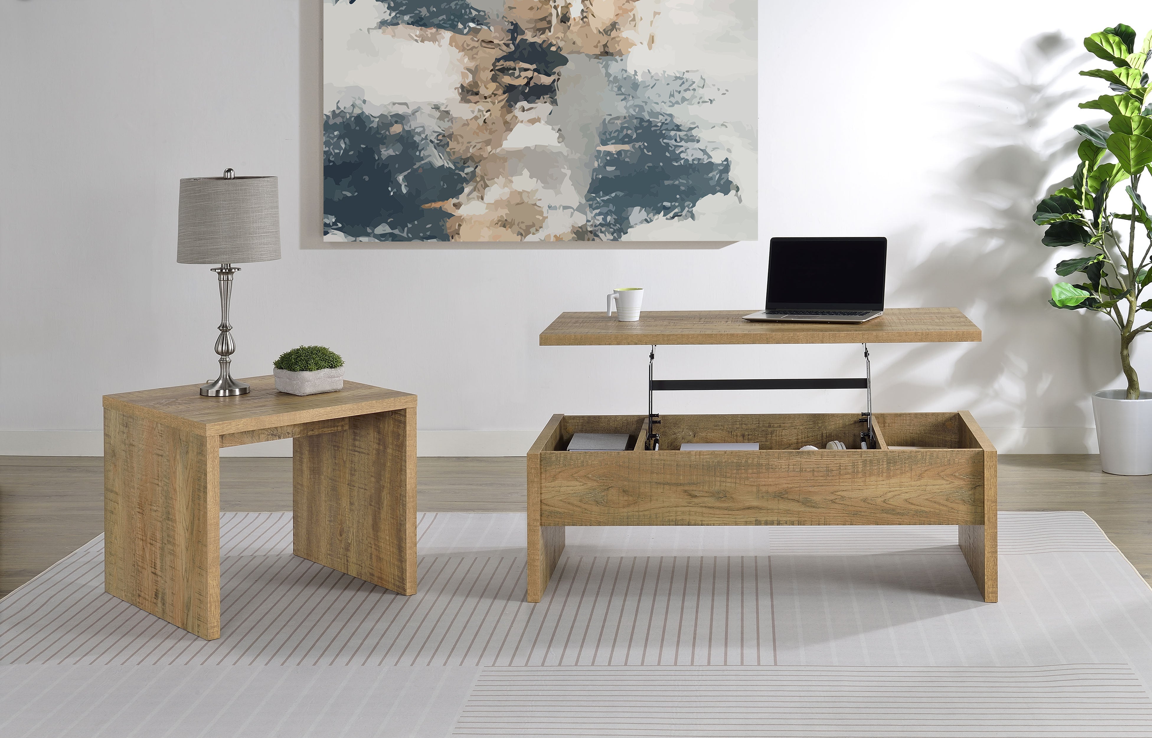 Canoga Lift Top Cocktail Coffee Table Set