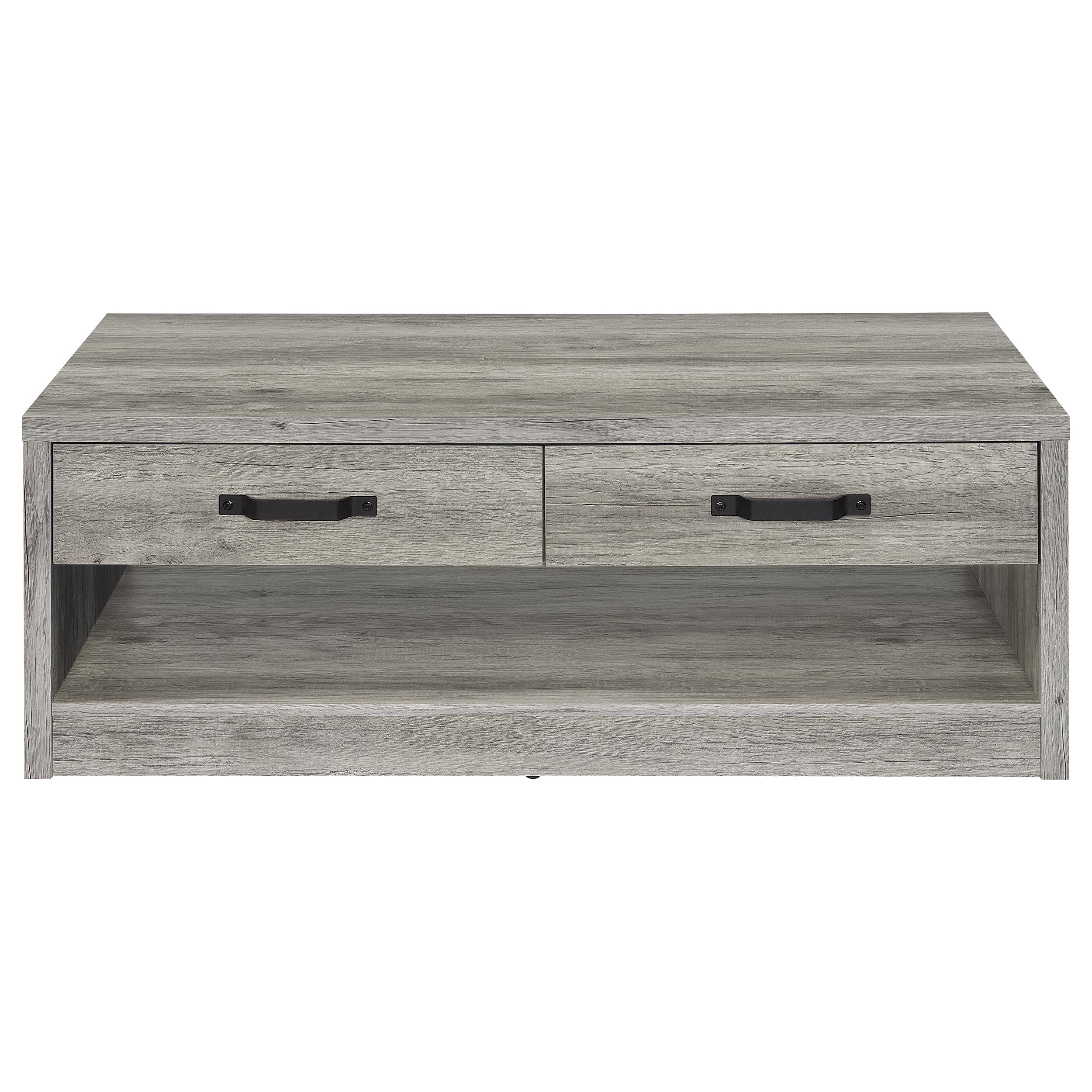 Felix Coffee and End Table Set Grey Driftwood
