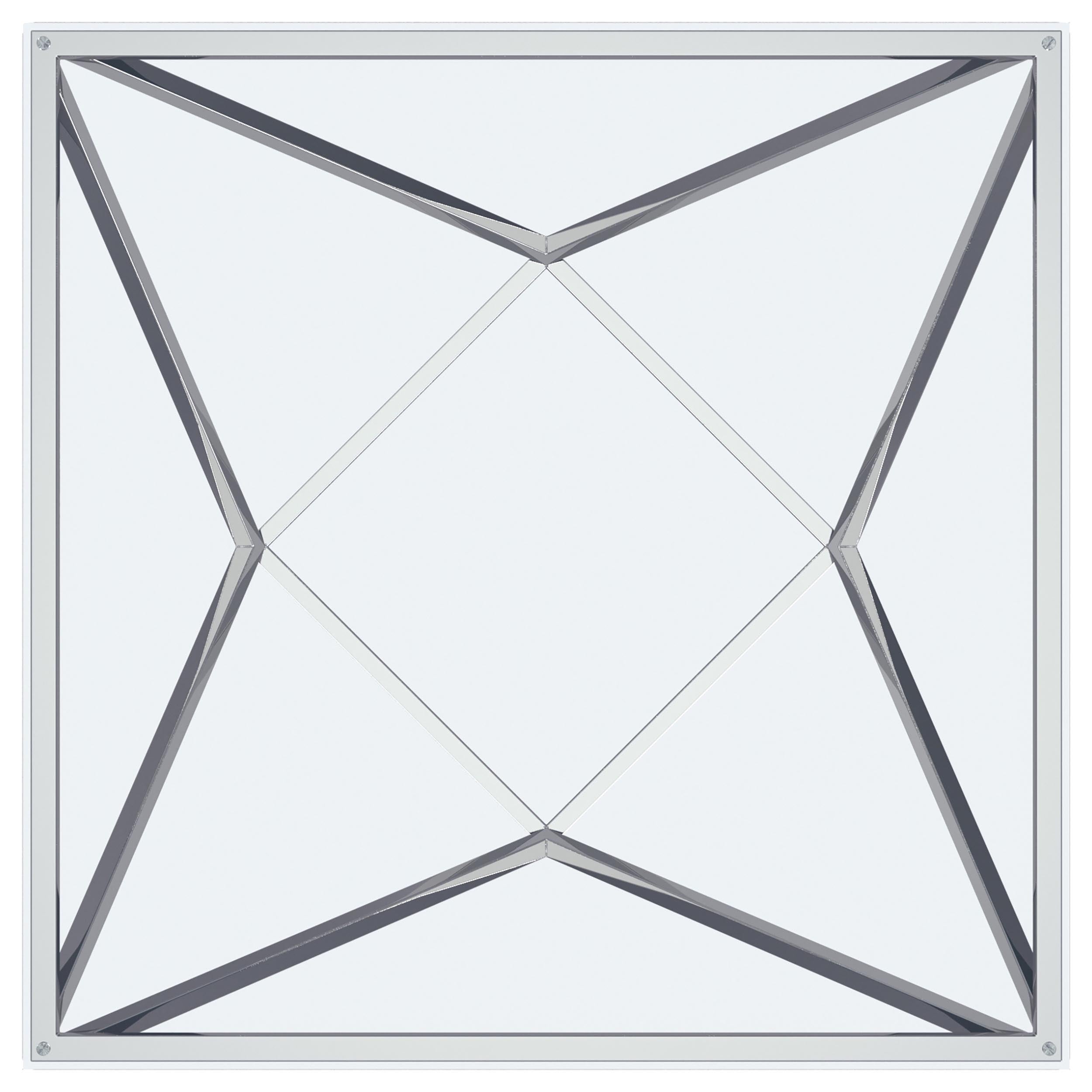 Brittania Square Coffee and End Table Set Nickel