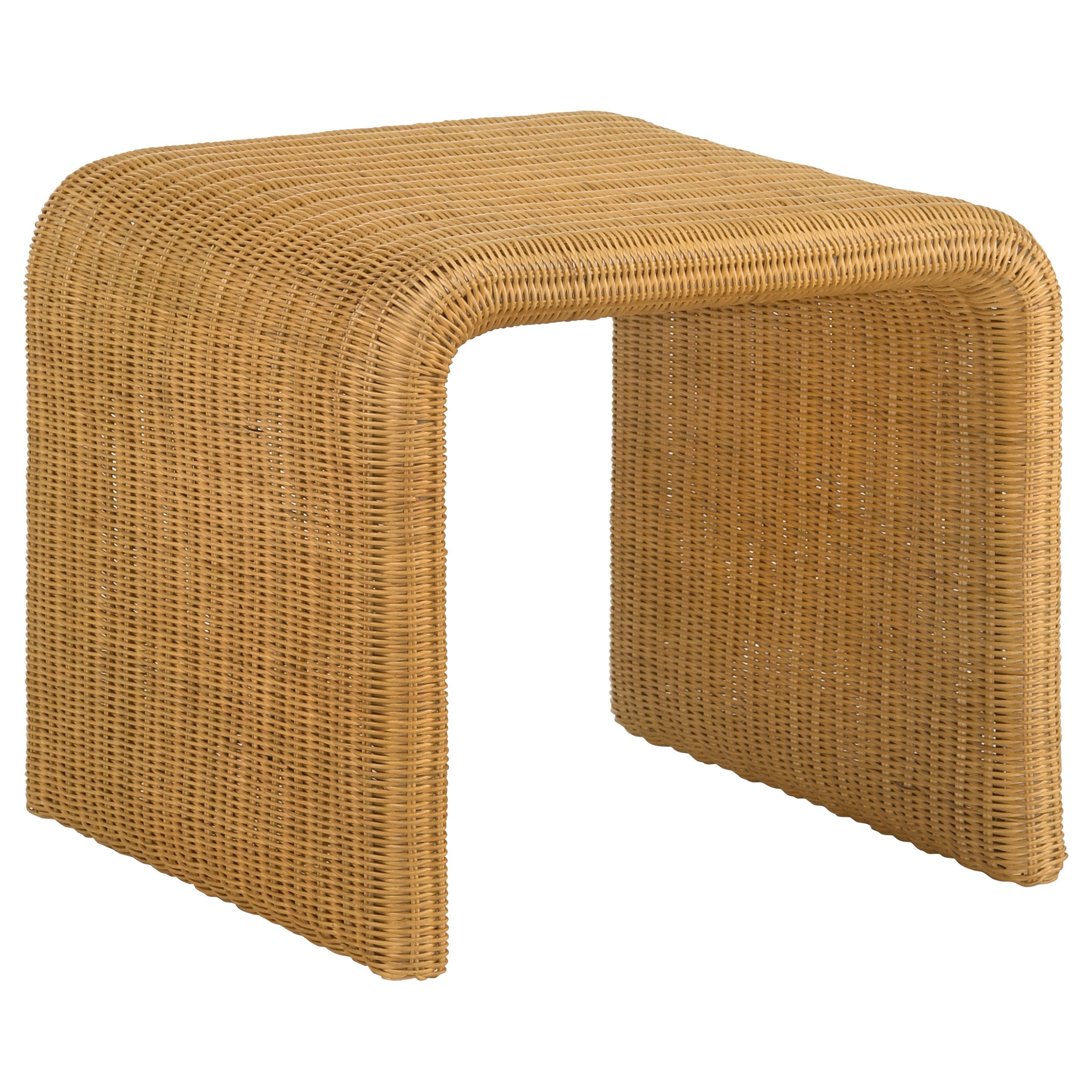 Cahya Woven Rattan Square End Table