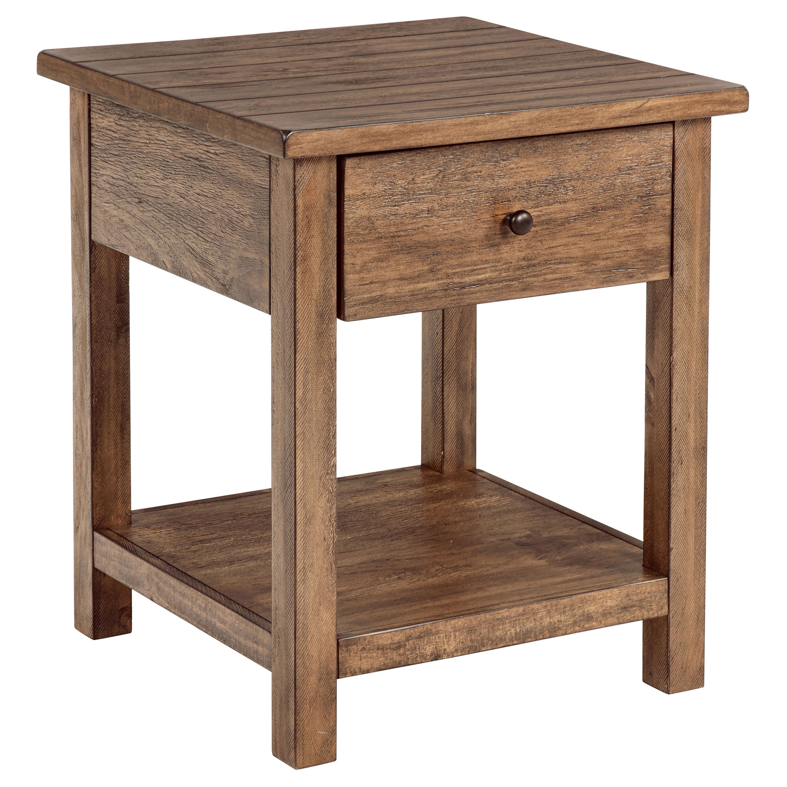 Payne 1-drawer Wood End Table with Shelf