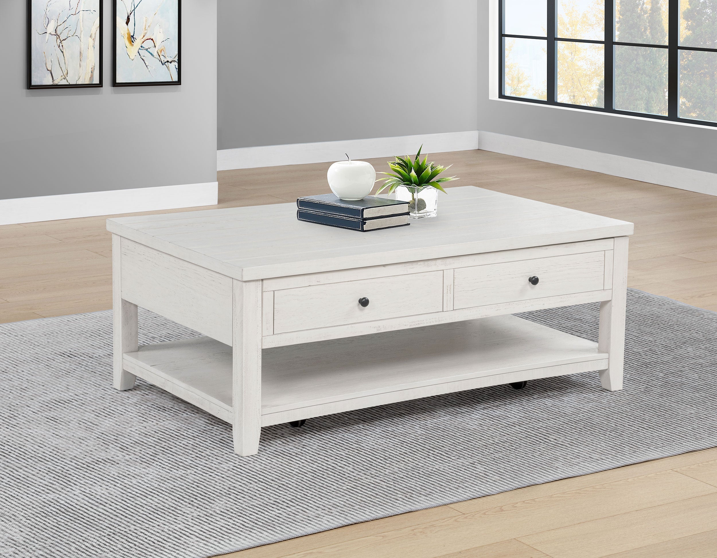 Payne 48-inch Mobile Lift Top Coffee Table