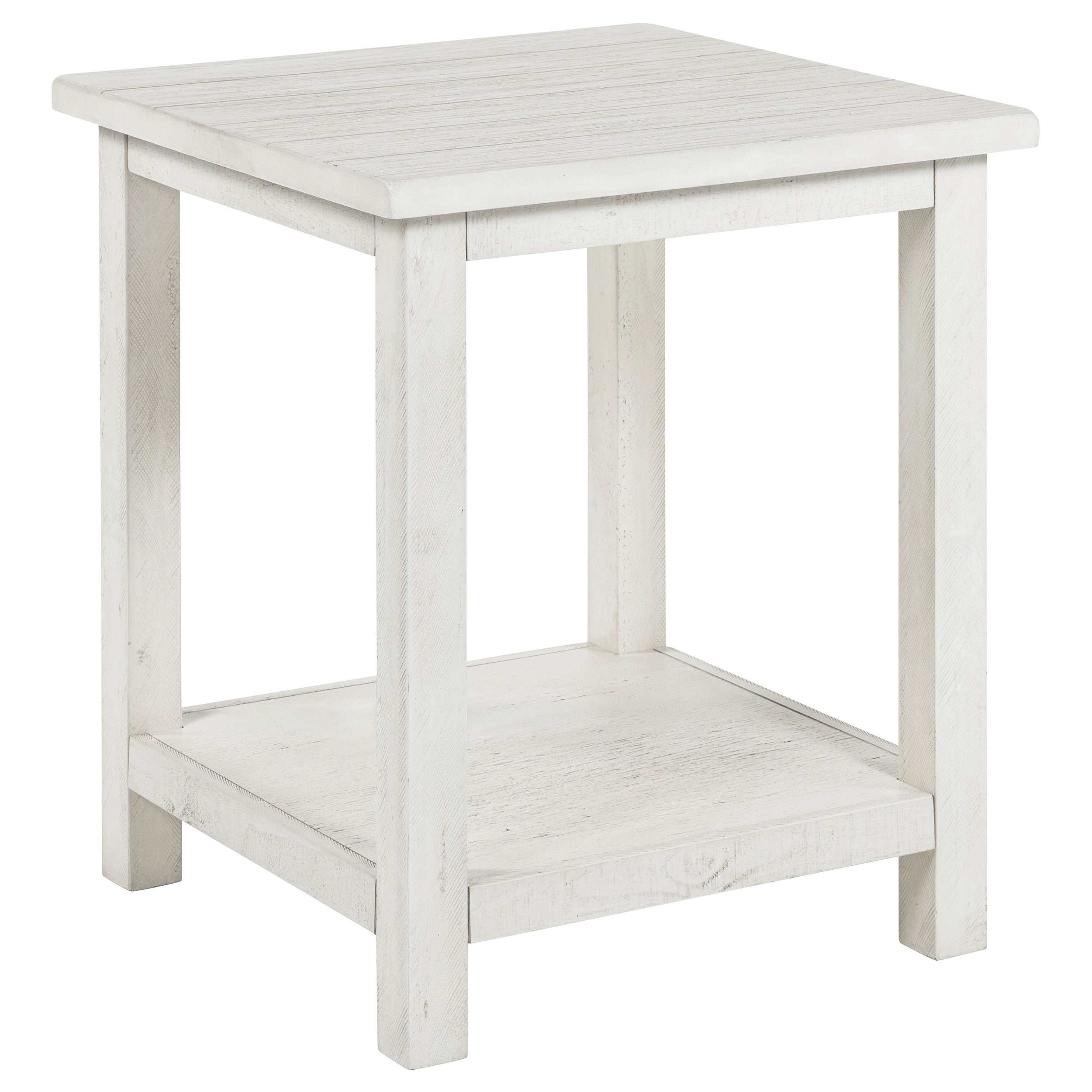 Payne Wood End Table with Shelf