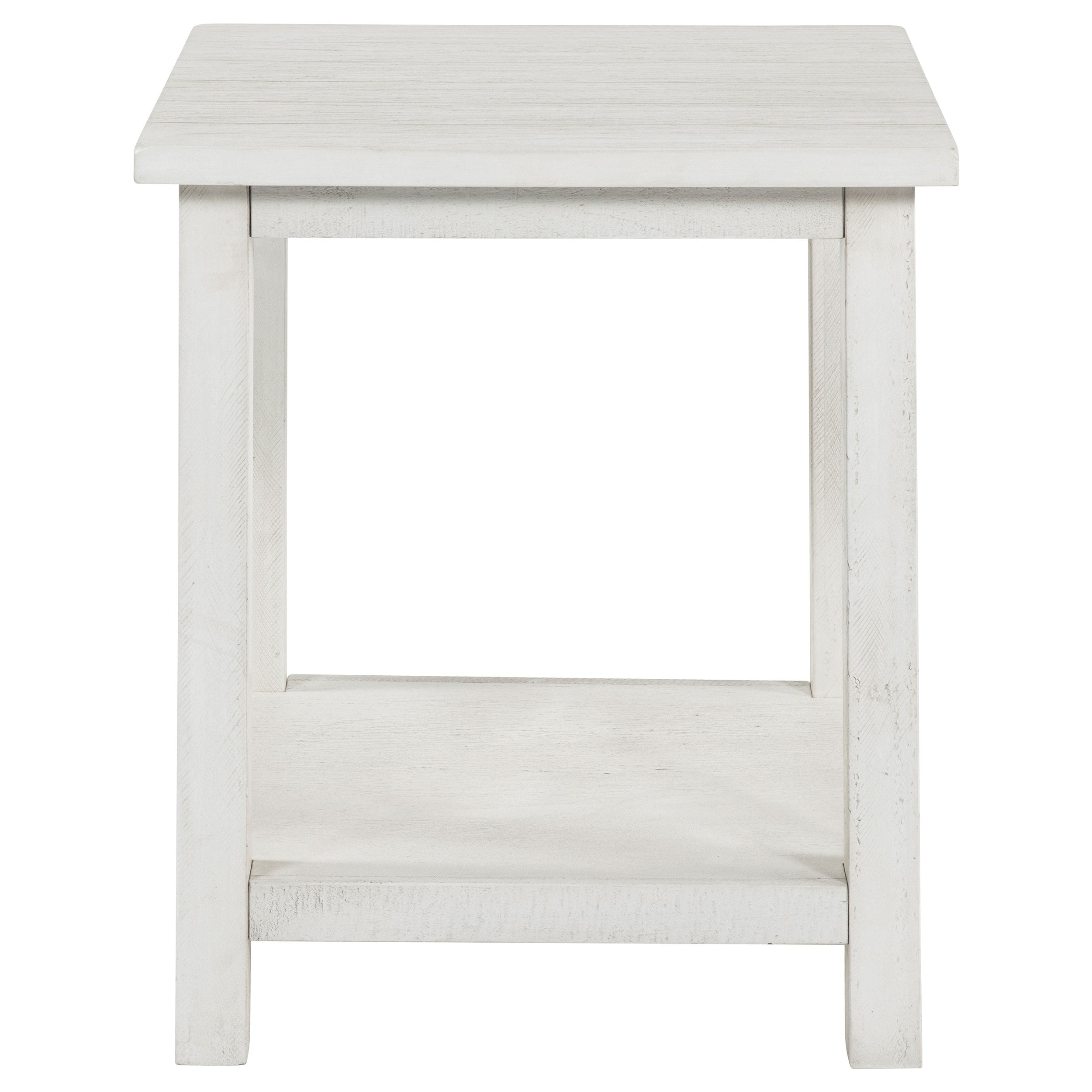 Payne Wood End Table with Shelf