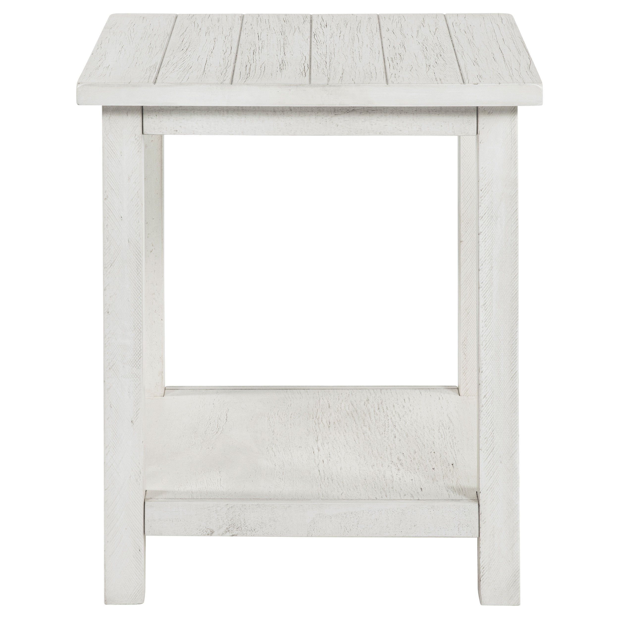 Payne Wood End Table with Shelf