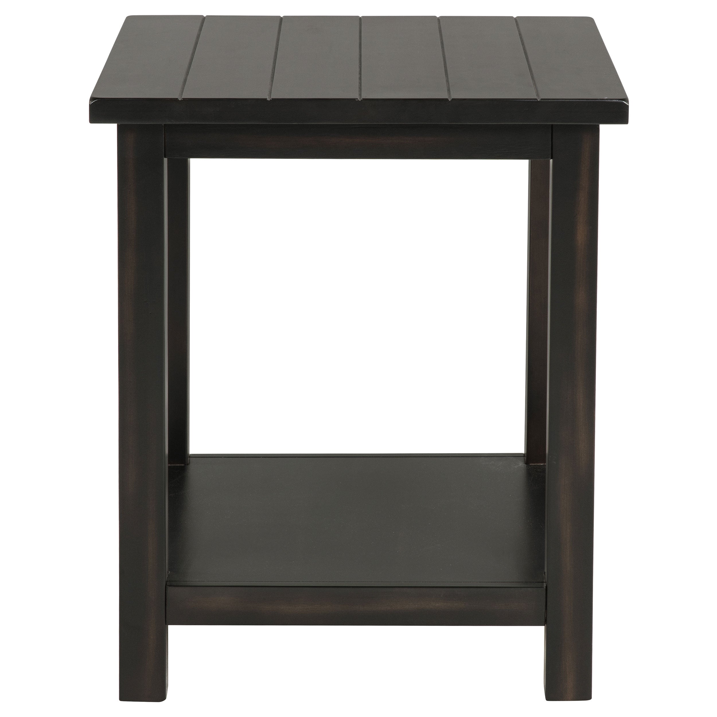 Payne Wood End Table with Shelf