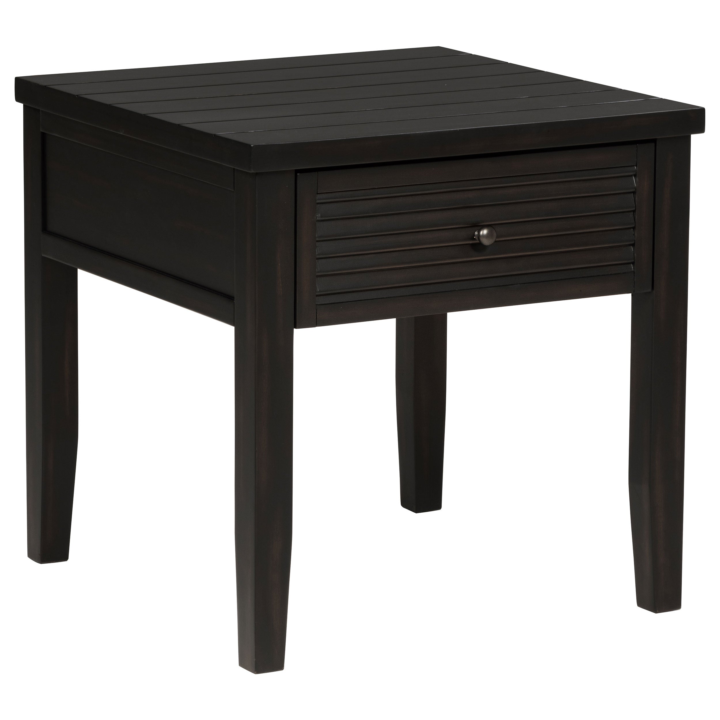 Concord Coffee and End Table Set Distressed Java