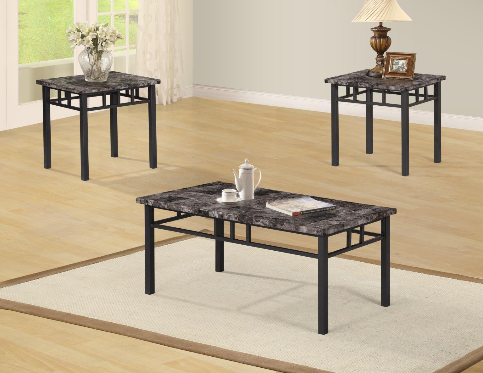 T761 Gray Table Set (Set of 3)
