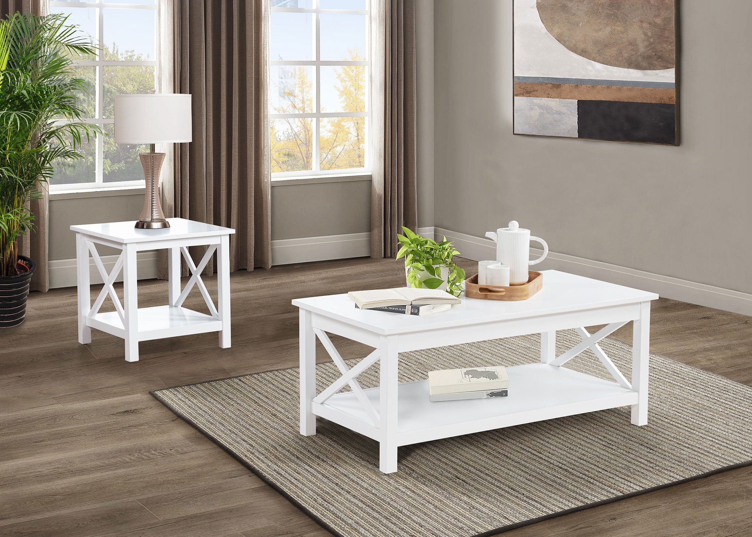 Skyview Rectangular Lift Top Coffee Table Set