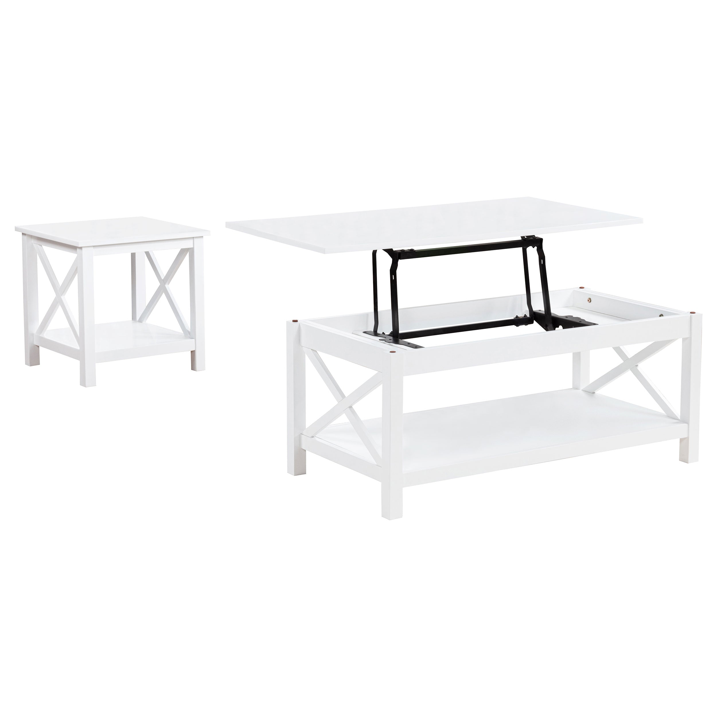 Skyview Rectangular Lift Top Coffee Table Set