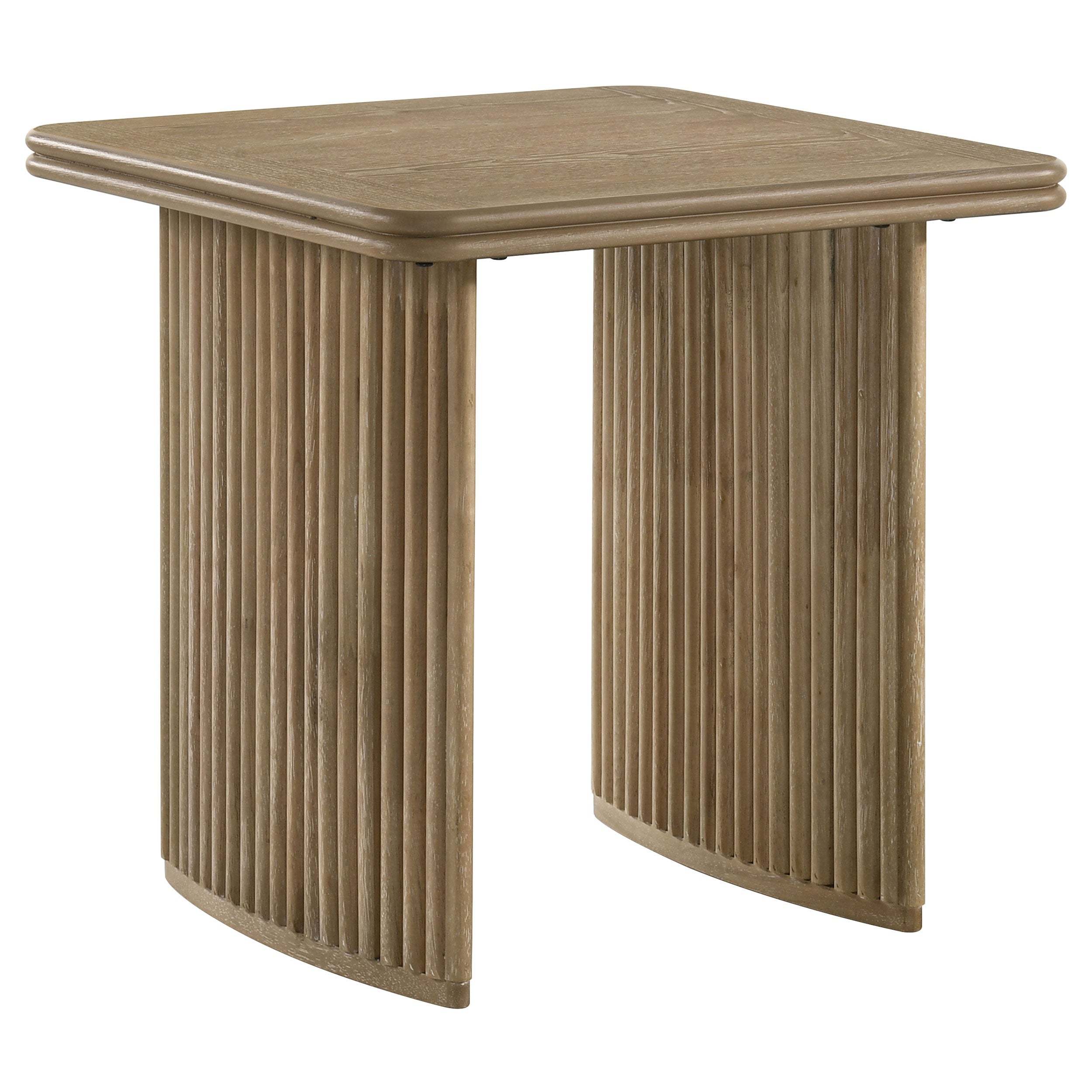 Adina Square Wood Side End Table