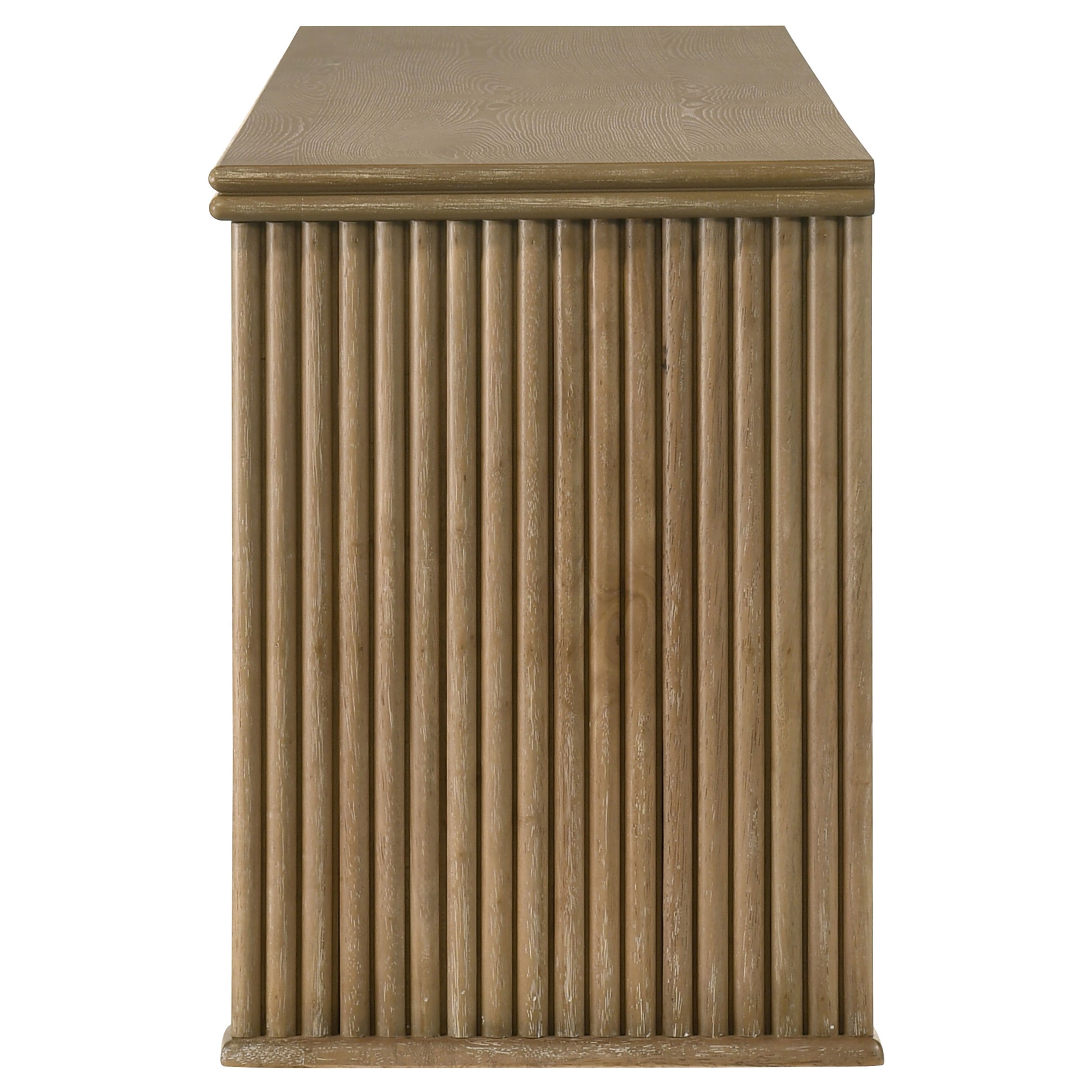 Adina 70-inch TV Stand Media Console Distressed Light Brown