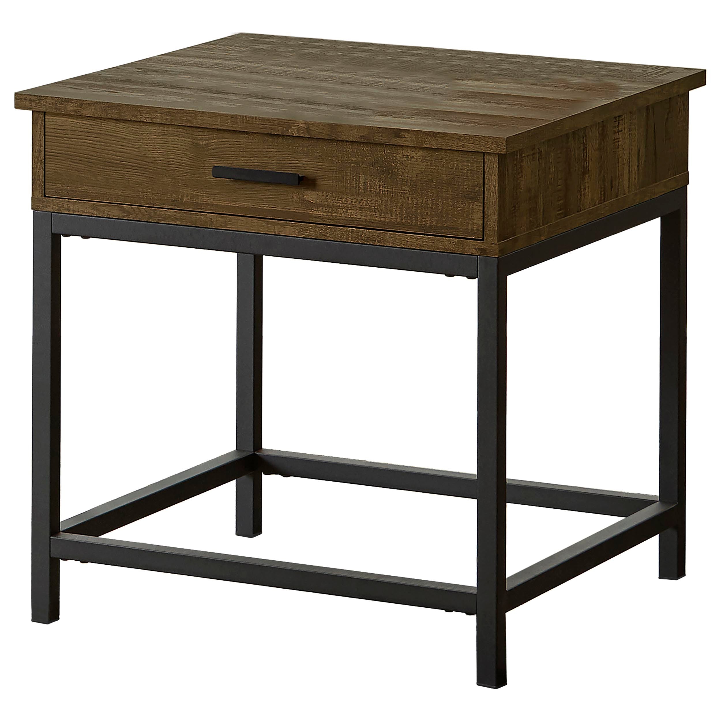 Byers Lift Top Coffee and End Table Set Brown Oak