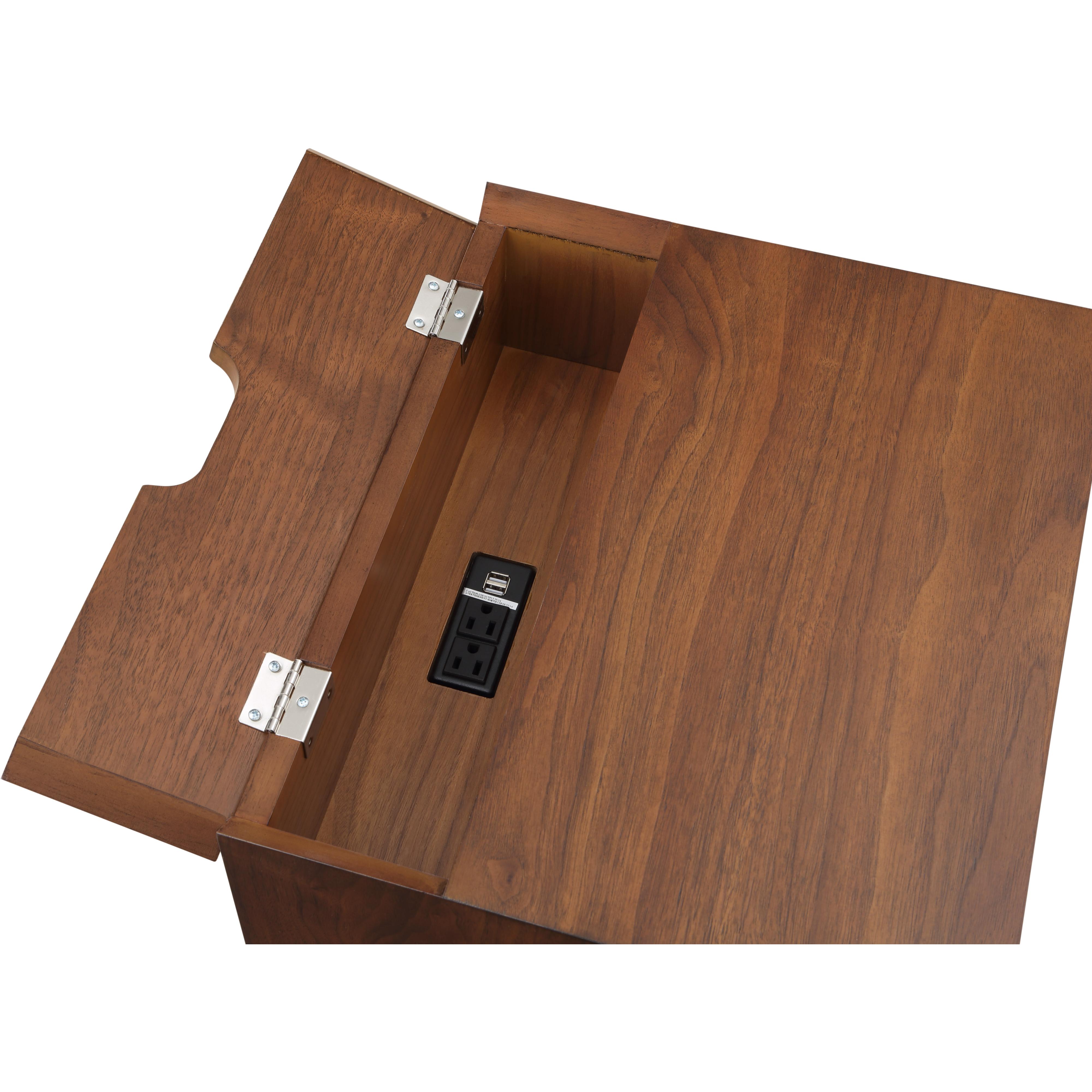 Meridian Teddy Walnut Night Stand