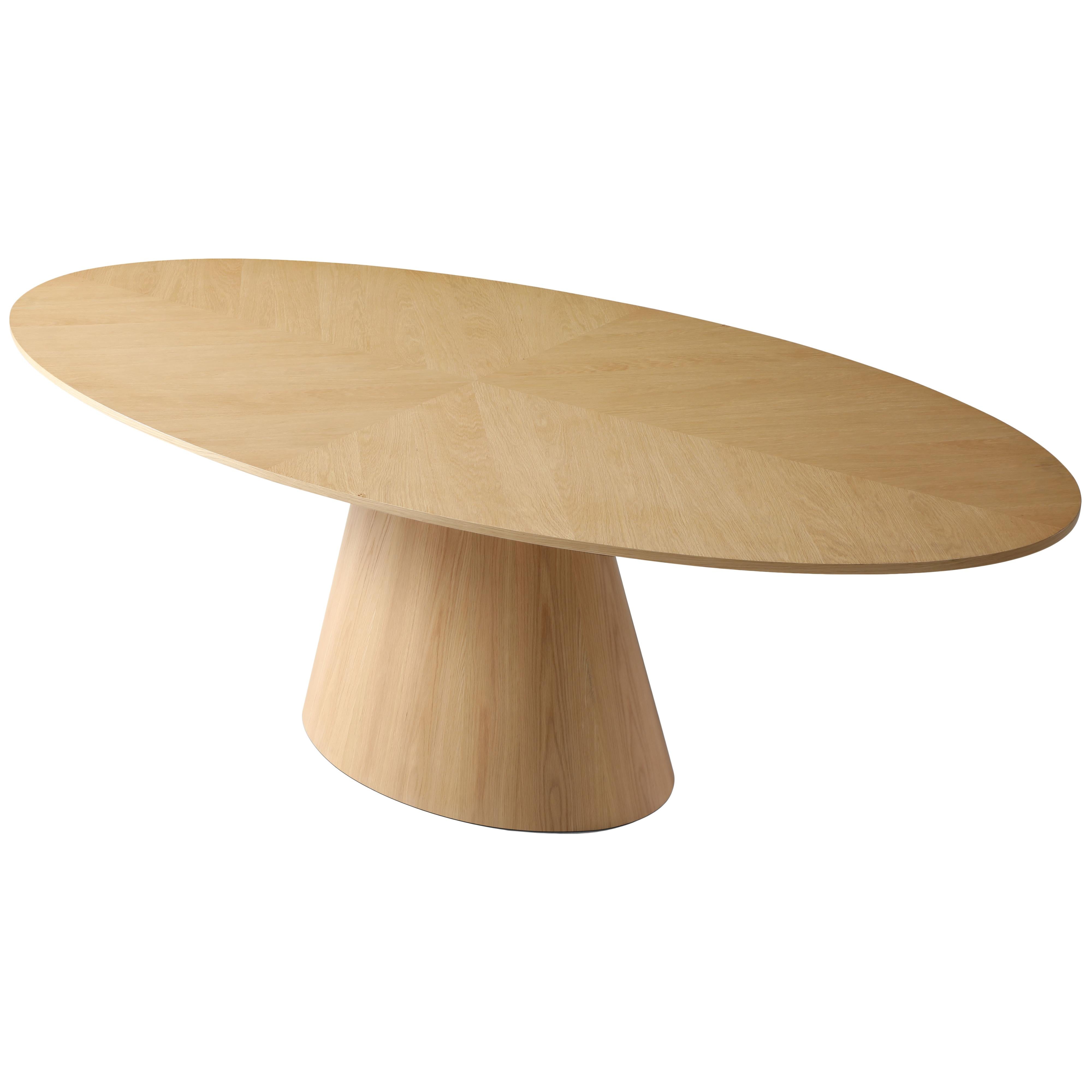 Meridian Gavin Natural White Oak Dining Table