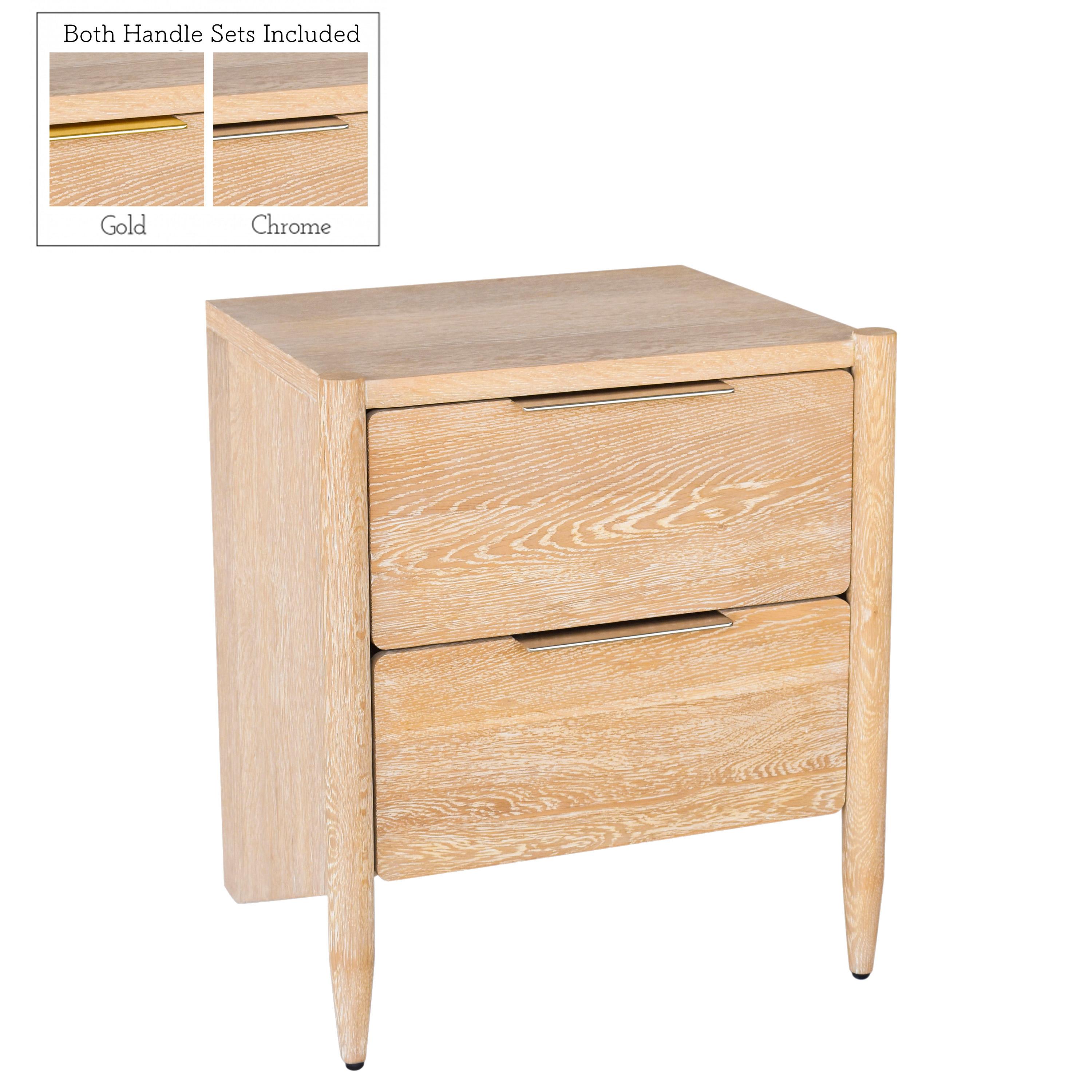 Meridian Oakwood White Oak Night Stand