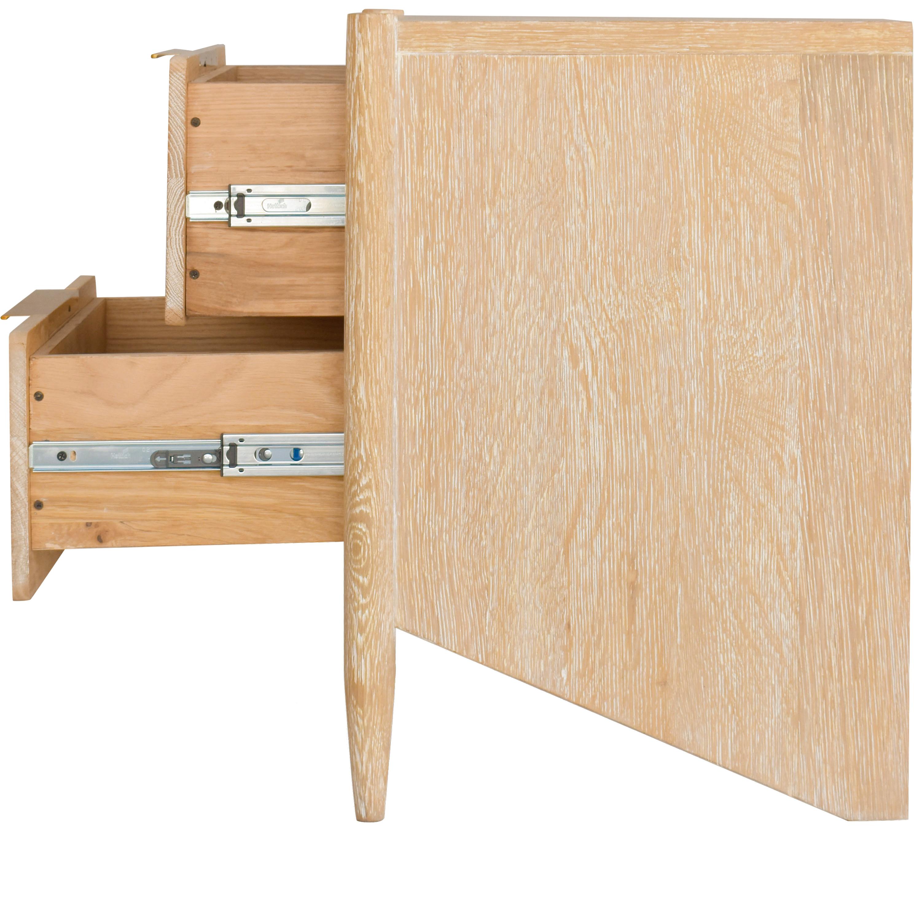 Meridian Oakwood White Oak Night Stand