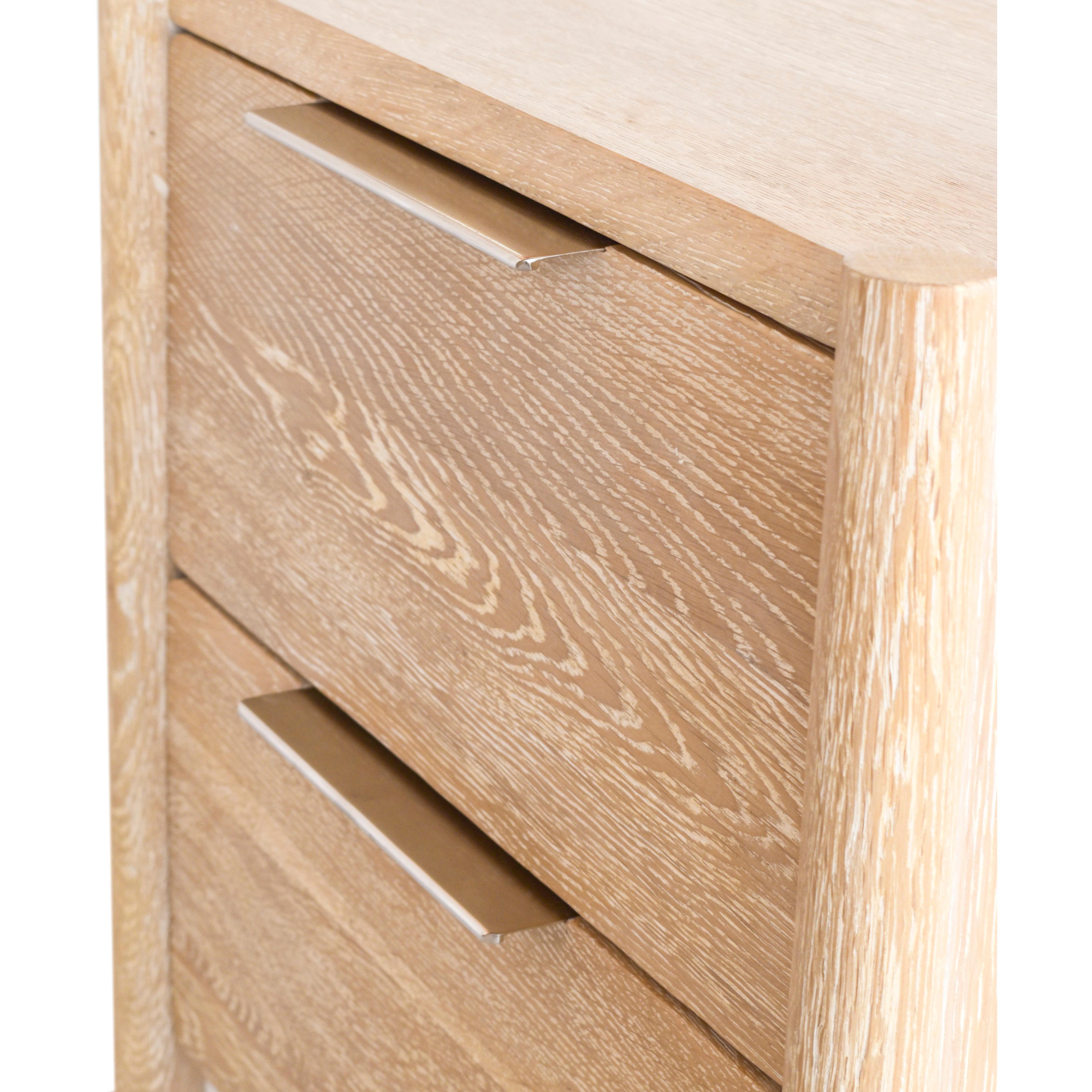 Meridian Oakwood White Oak Night Stand