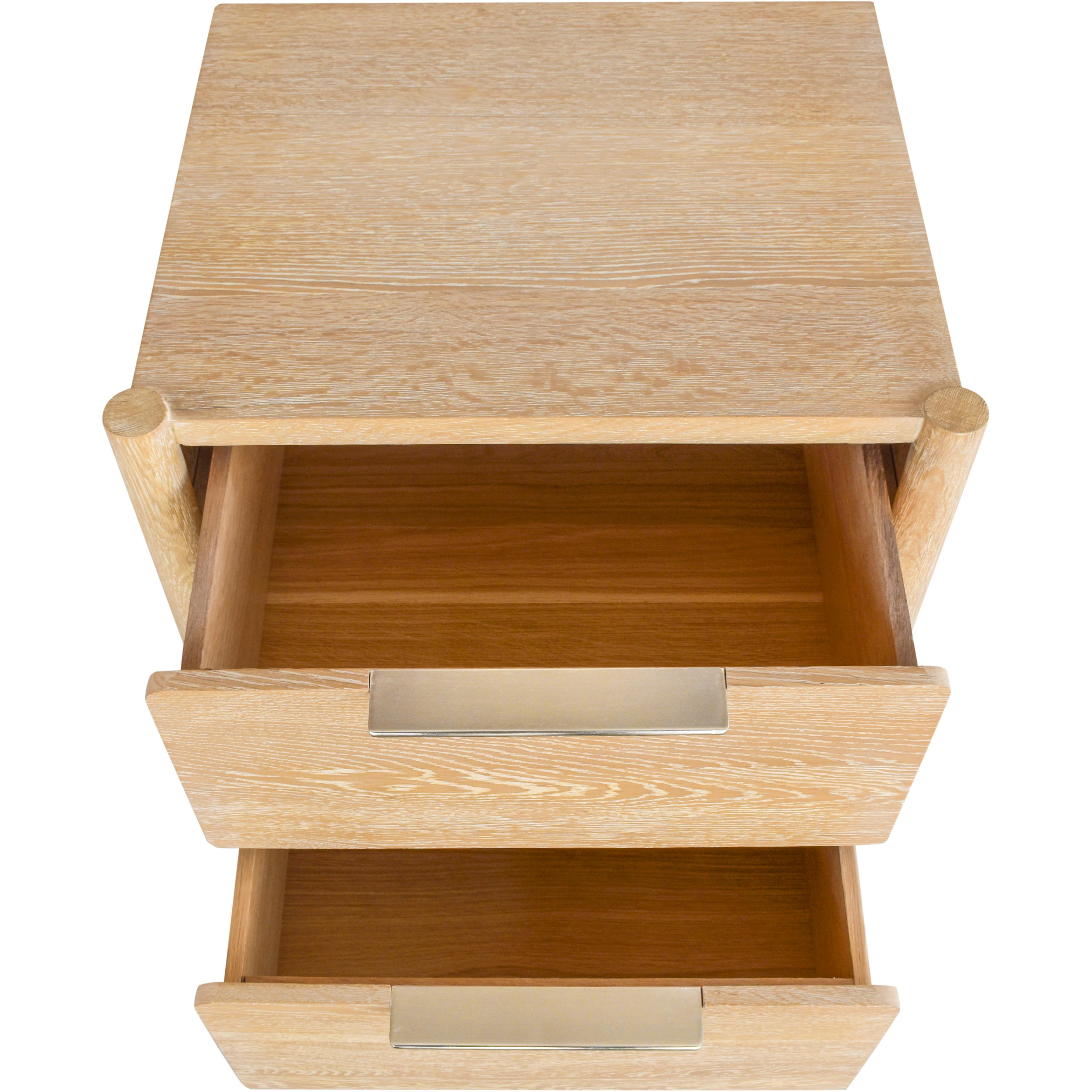 Meridian Oakwood White Oak Night Stand