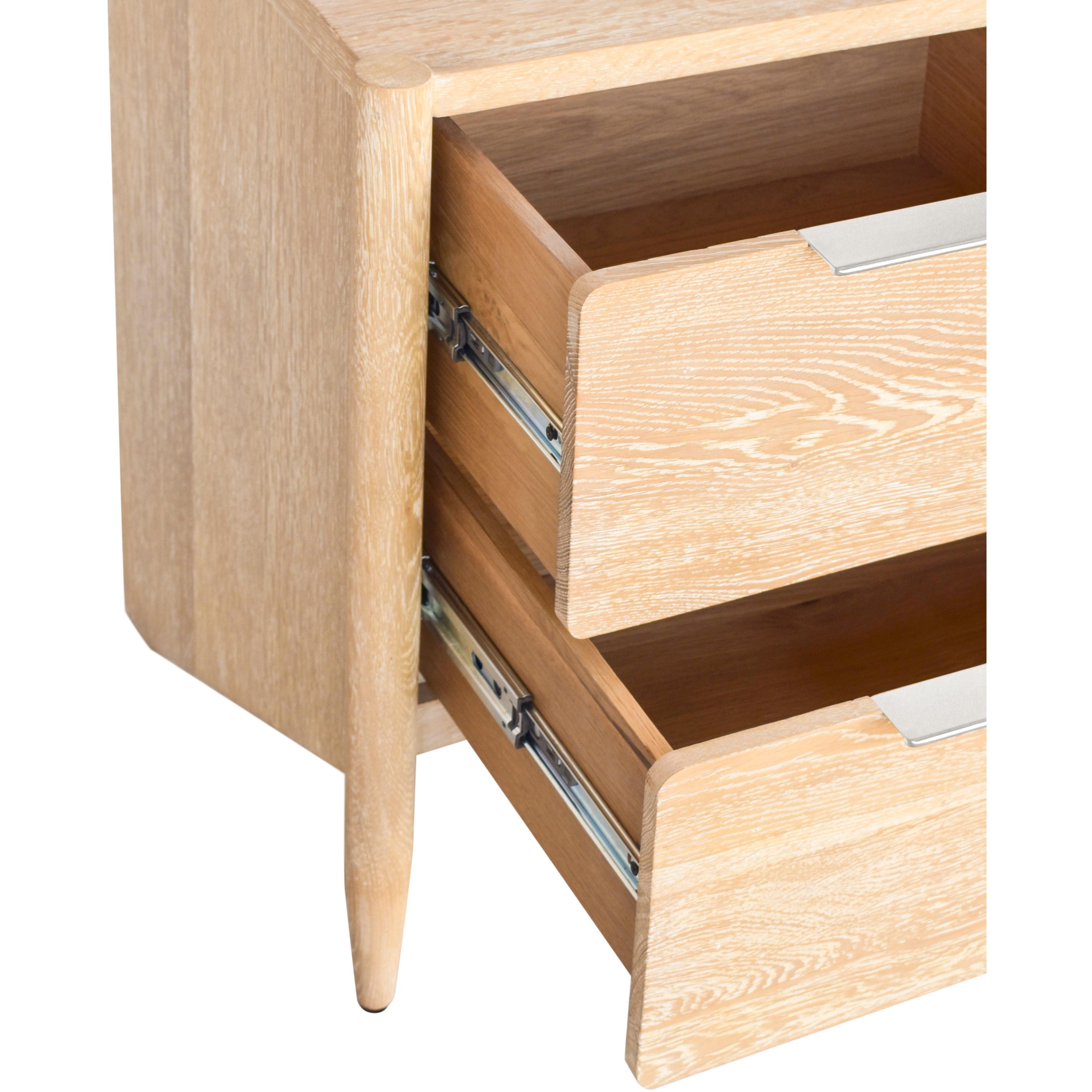 Meridian Oakwood White Oak Night Stand