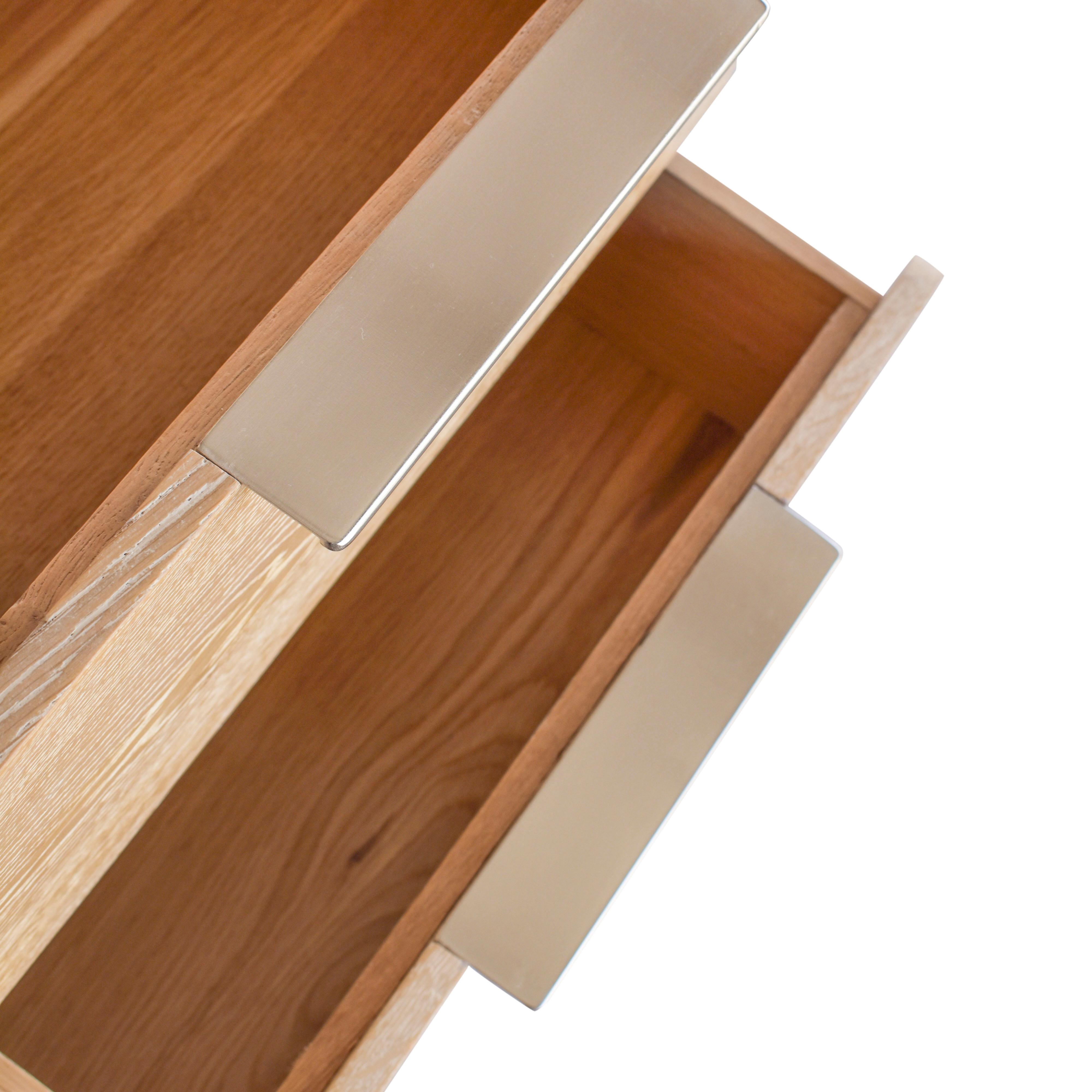 Meridian Oakwood White Oak Night Stand