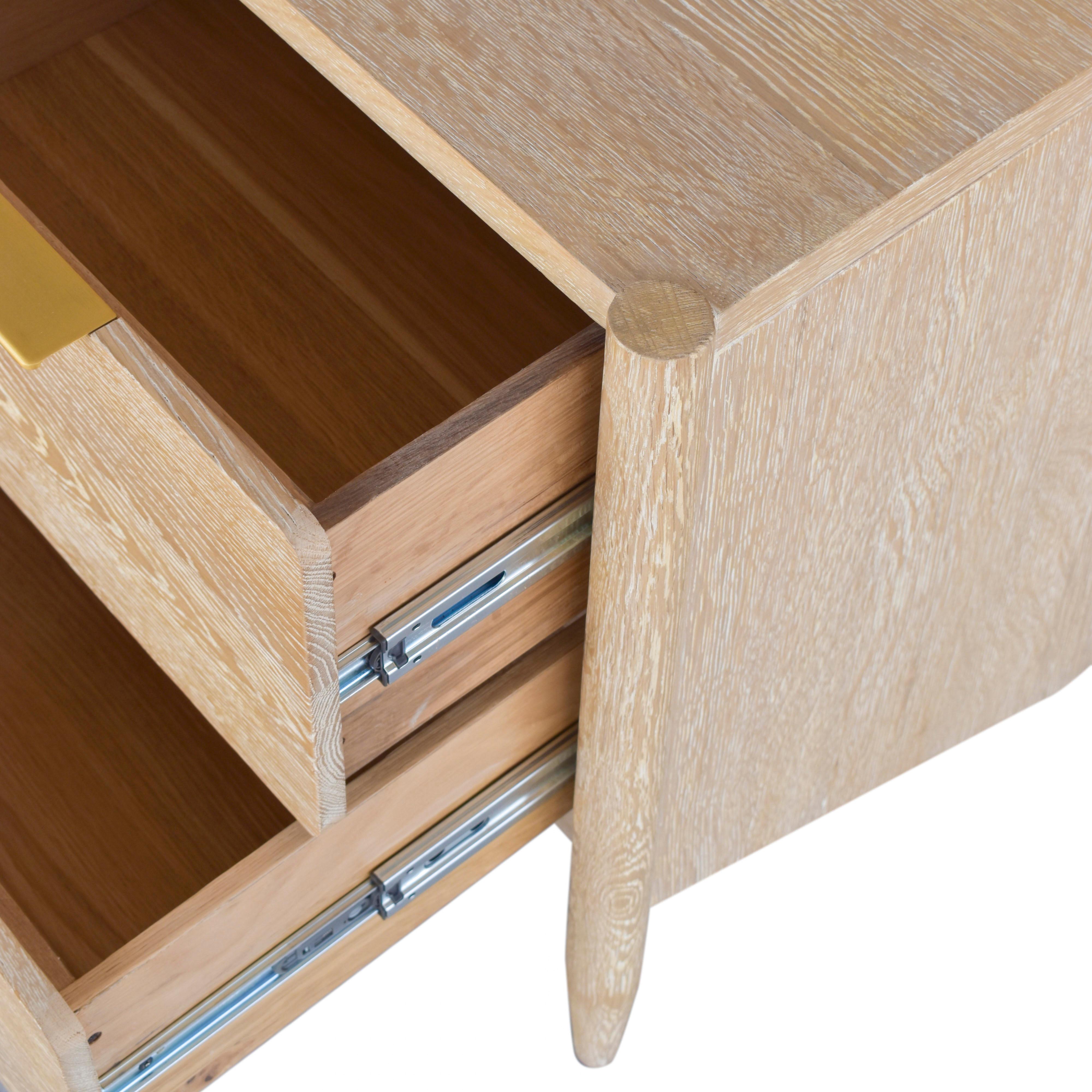 Meridian Oakwood White Oak Night Stand