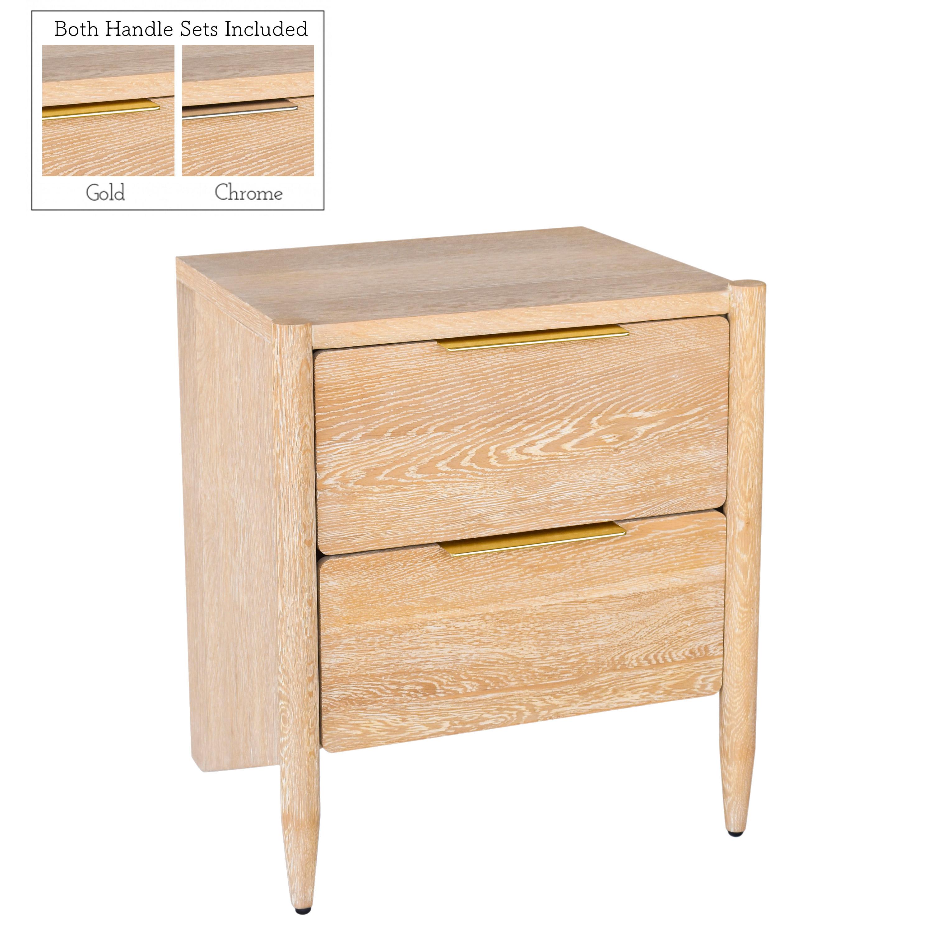 Meridian Oakwood White Oak Night Stand