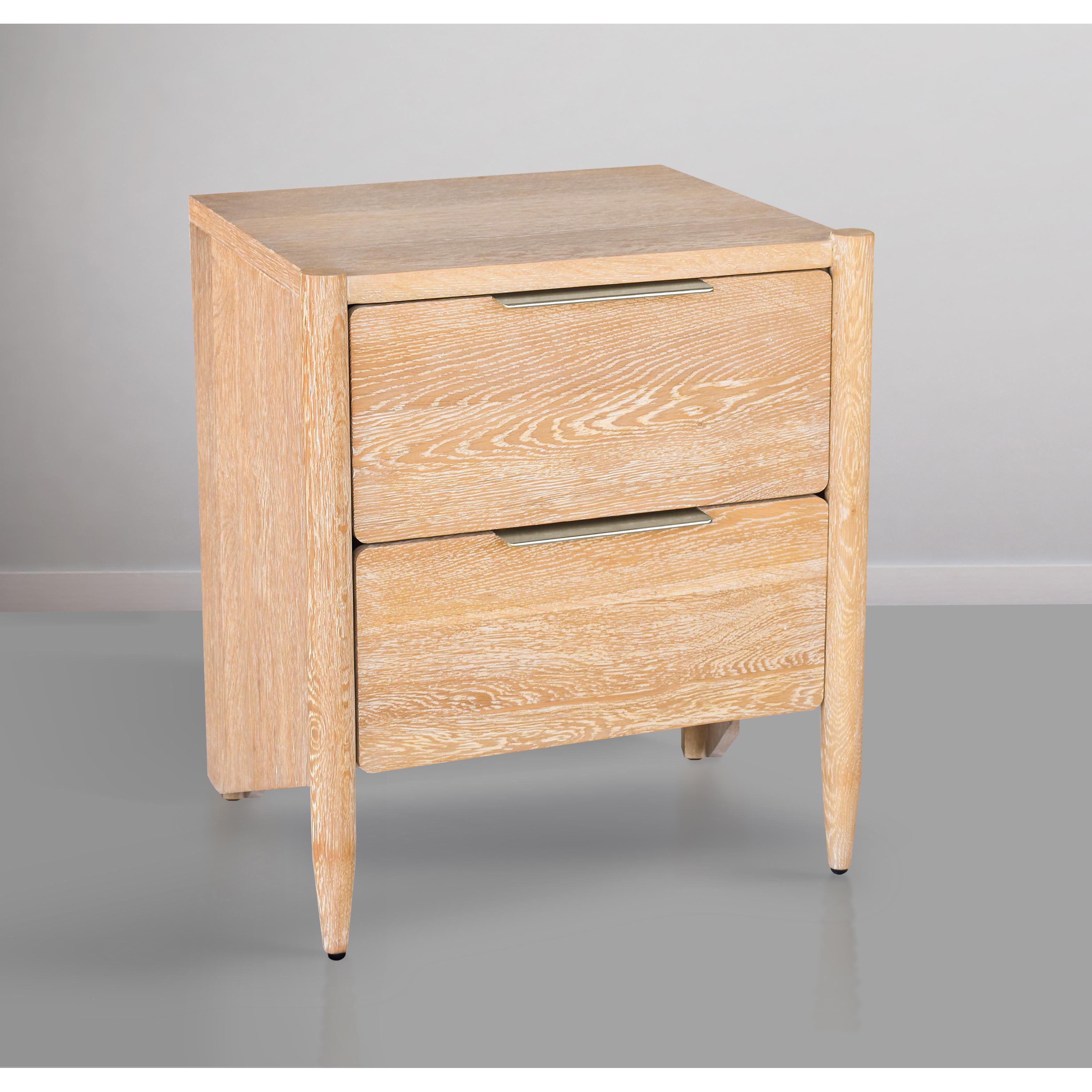 Meridian Oakwood White Oak Night Stand