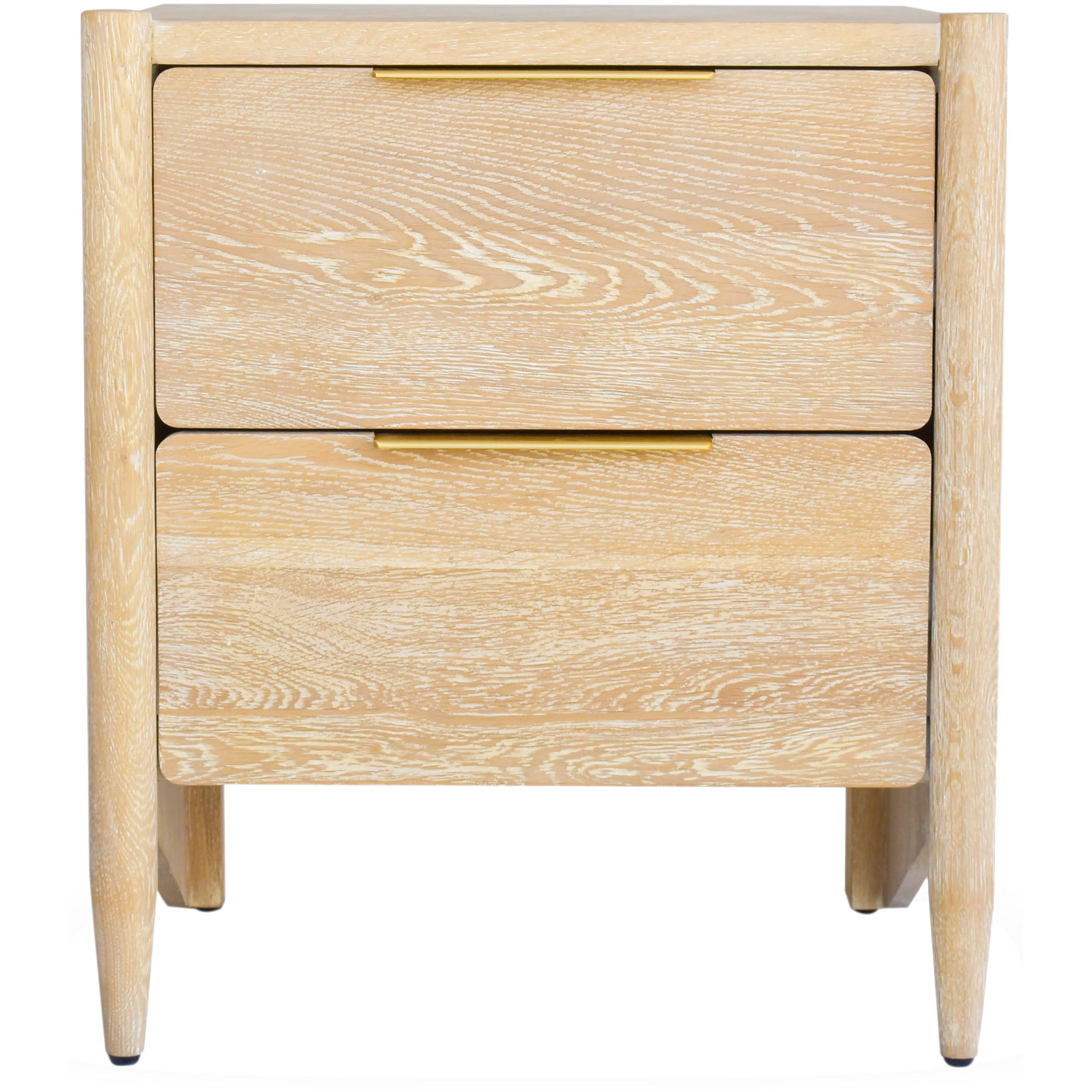 Meridian Oakwood White Oak Night Stand