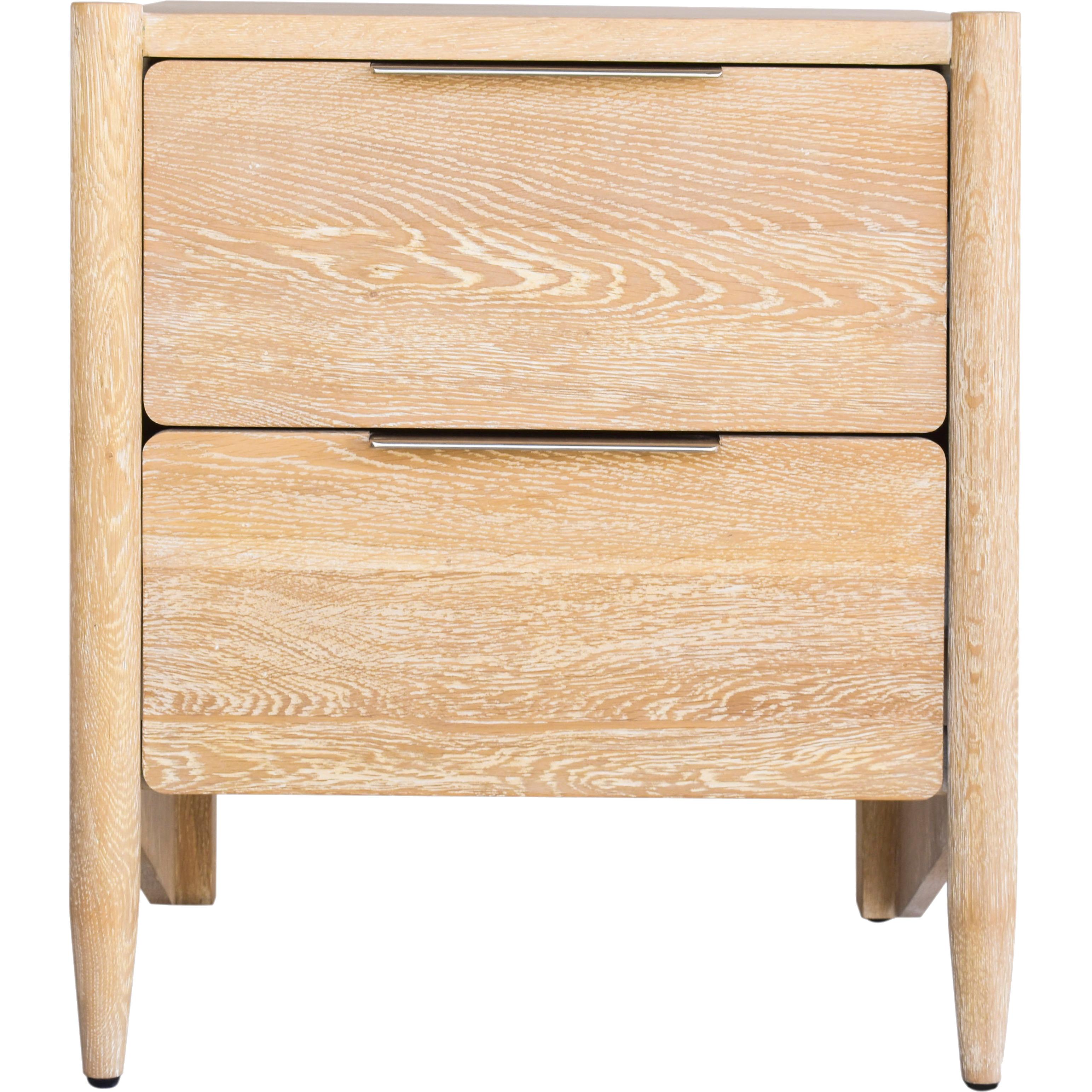 Meridian Oakwood White Oak Night Stand