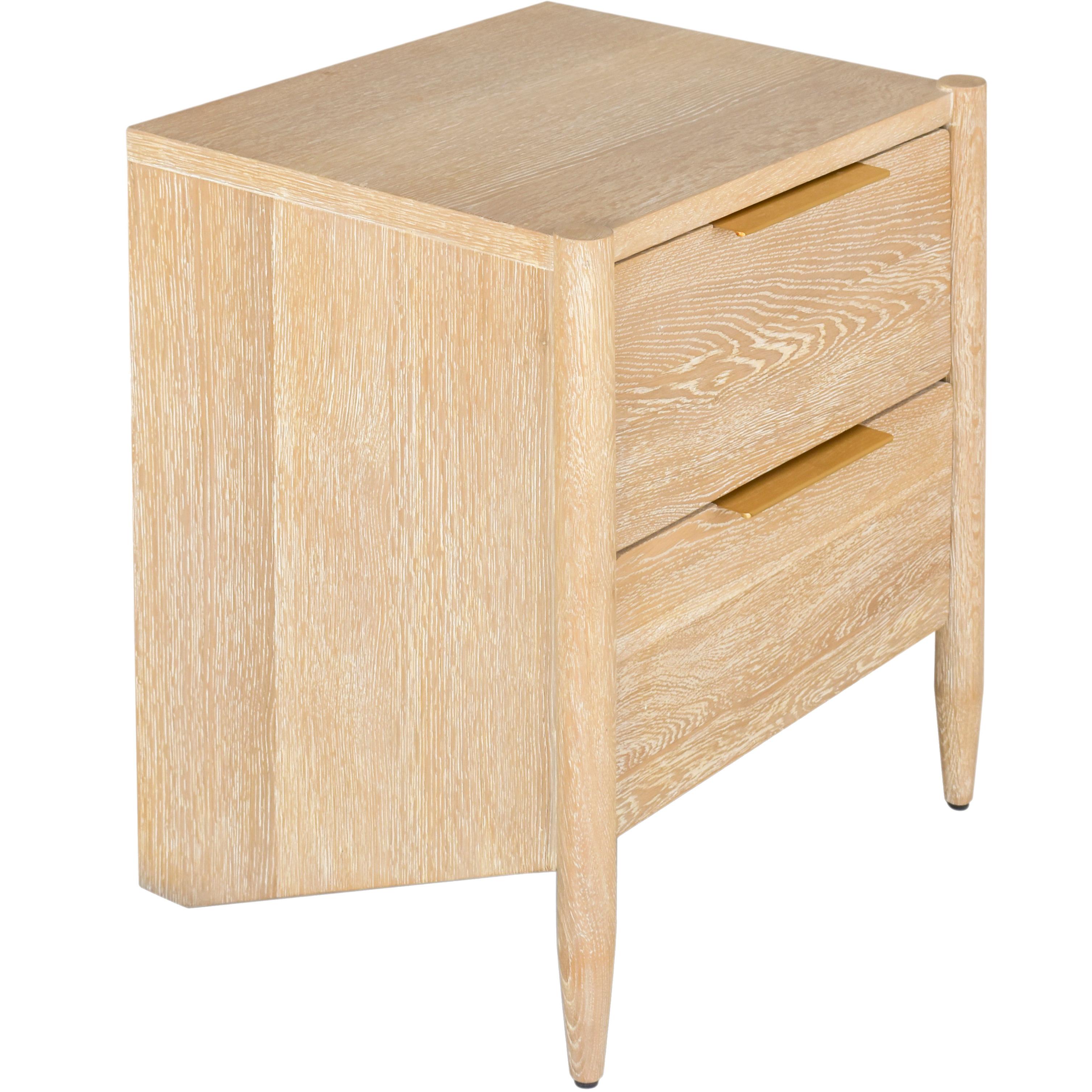 Meridian Oakwood White Oak Night Stand