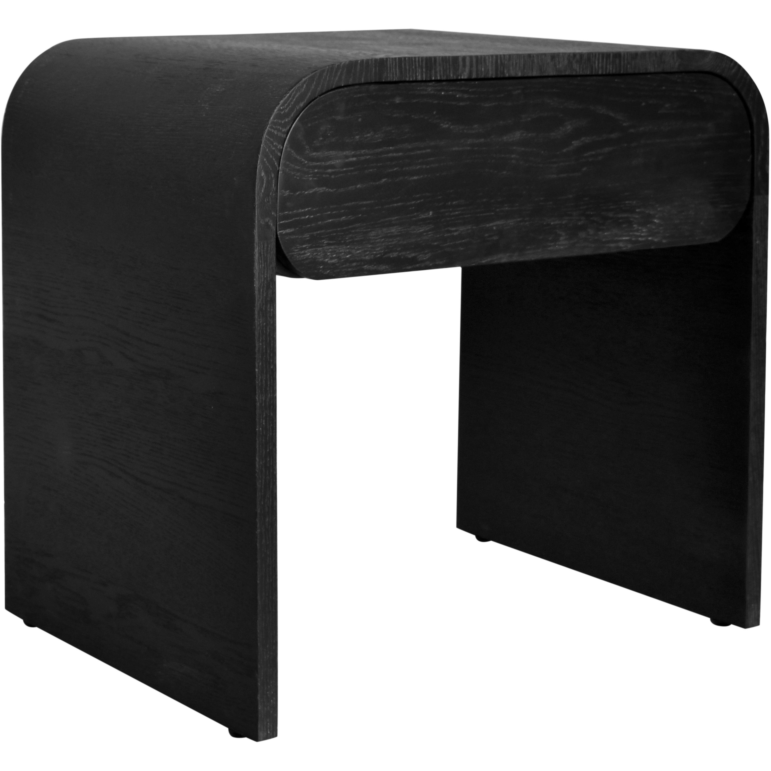 Meridian Cresthill Black Oak Night Stand