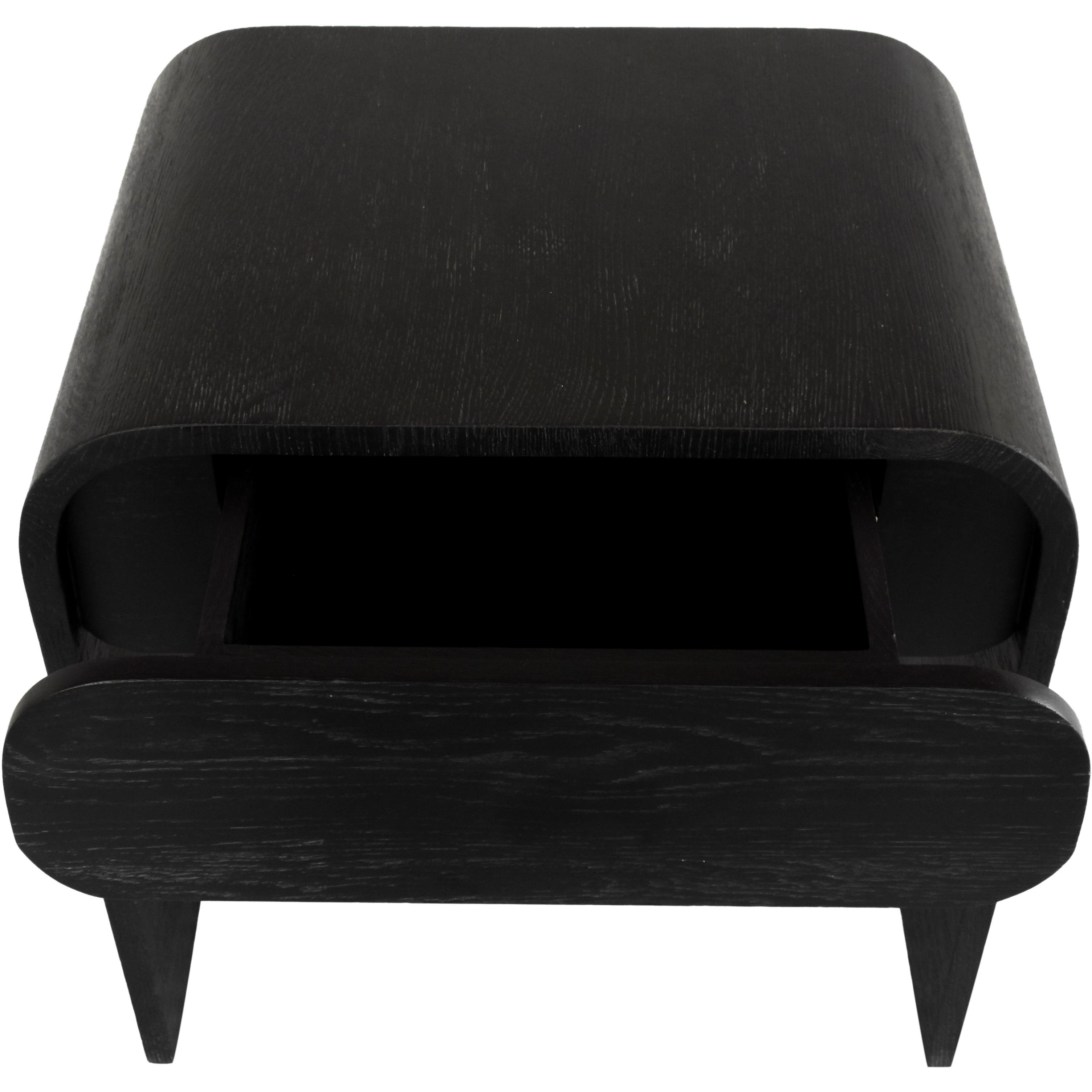 Meridian Cresthill Black Oak Night Stand