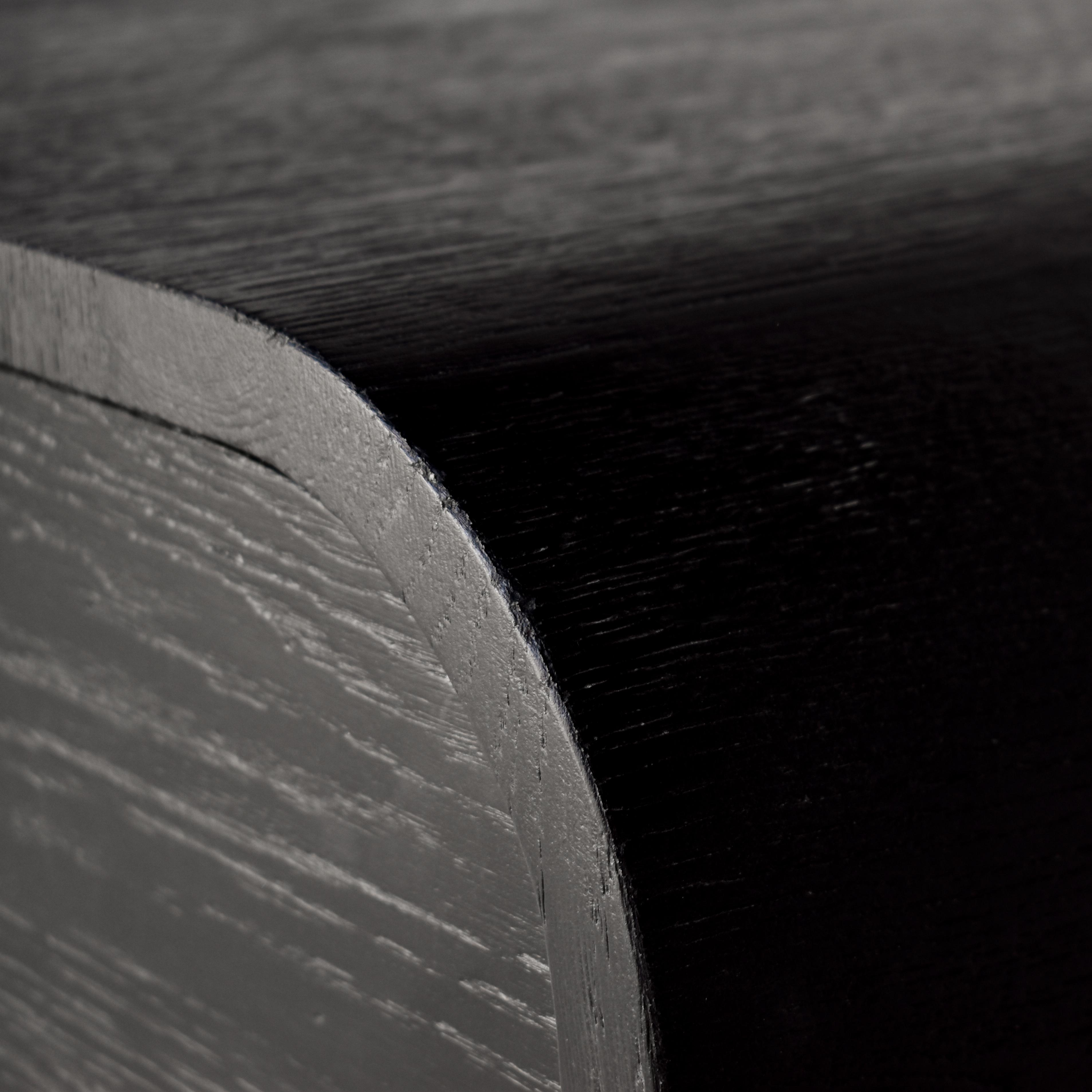 Meridian Cresthill Black Oak Night Stand