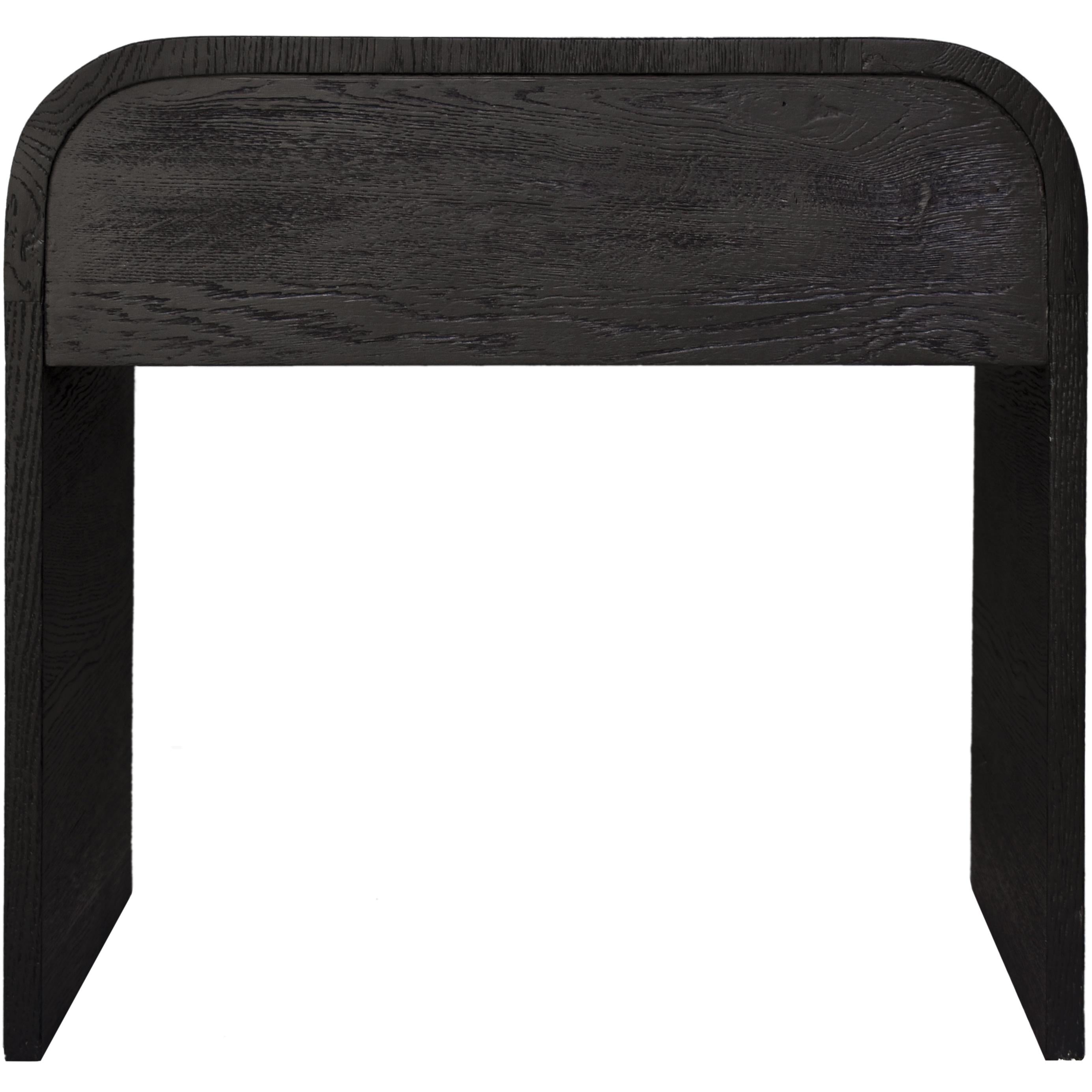Meridian Cresthill Black Oak Night Stand