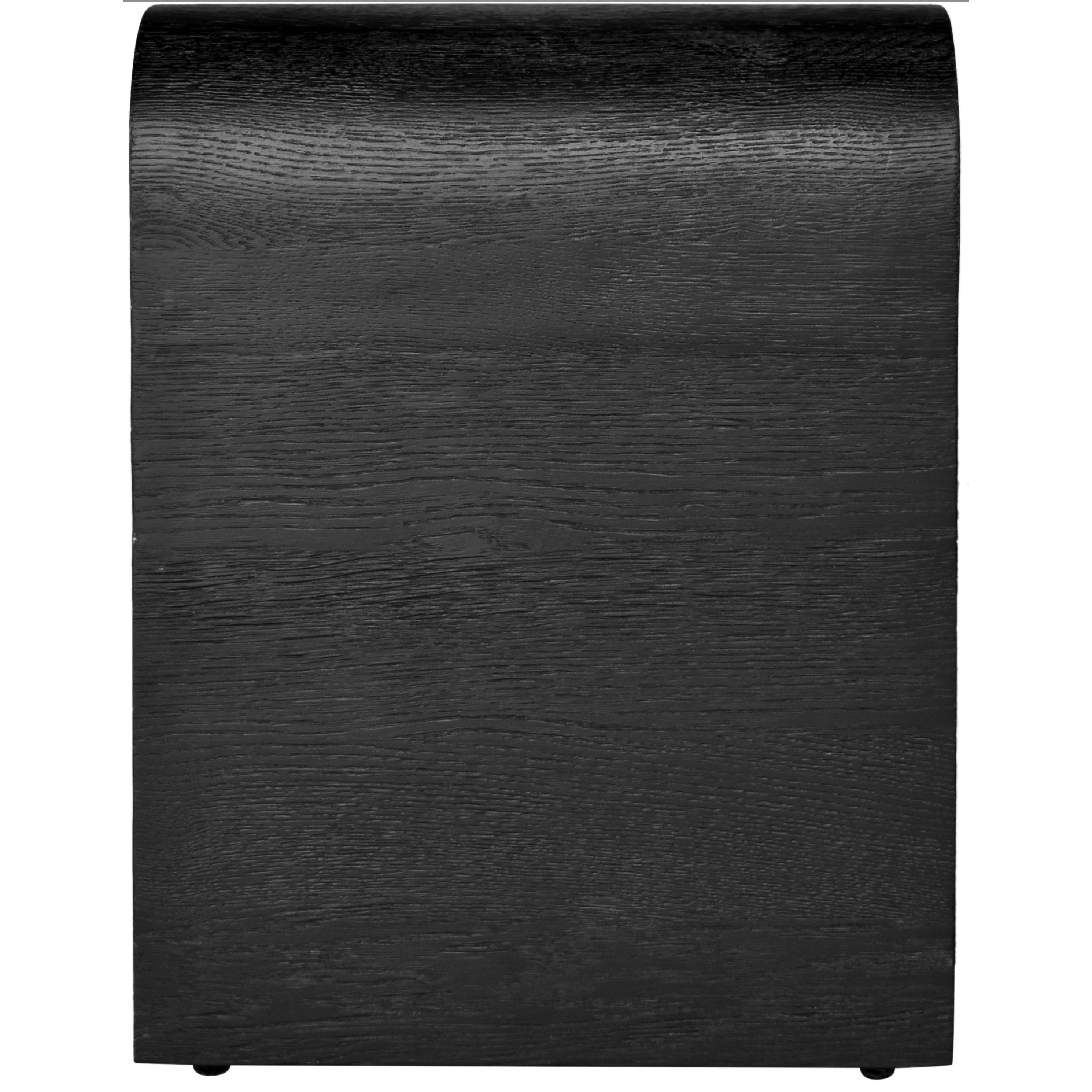 Meridian Cresthill Black Oak Night Stand