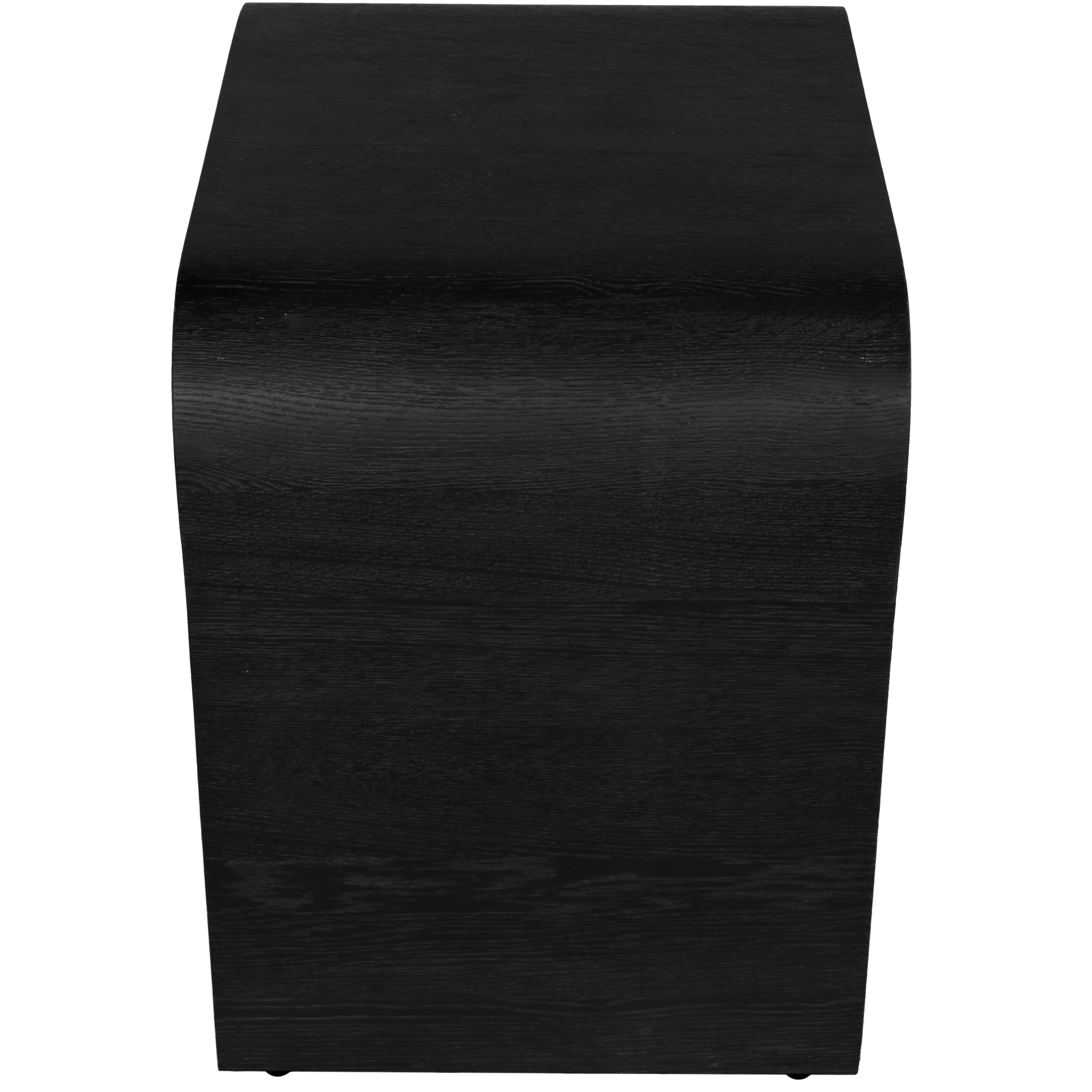 Meridian Cresthill Black Oak Night Stand