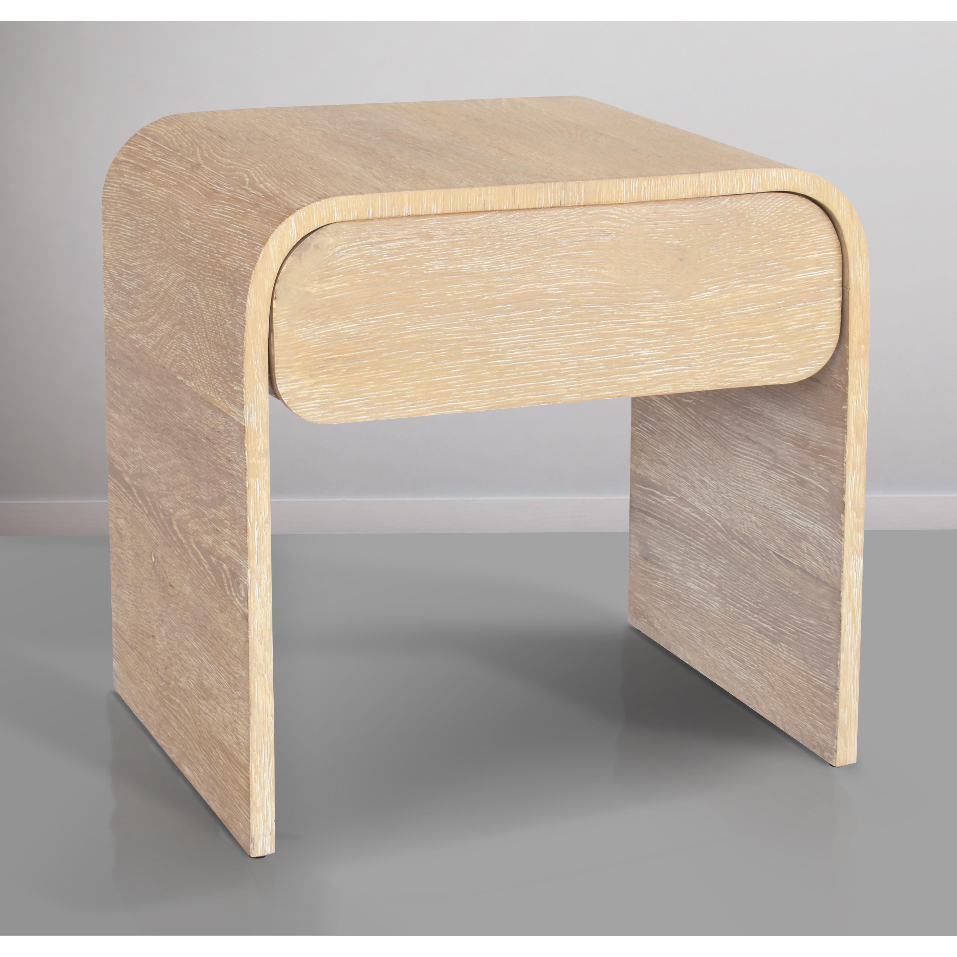 Meridian Cresthill White Oak Night Stand