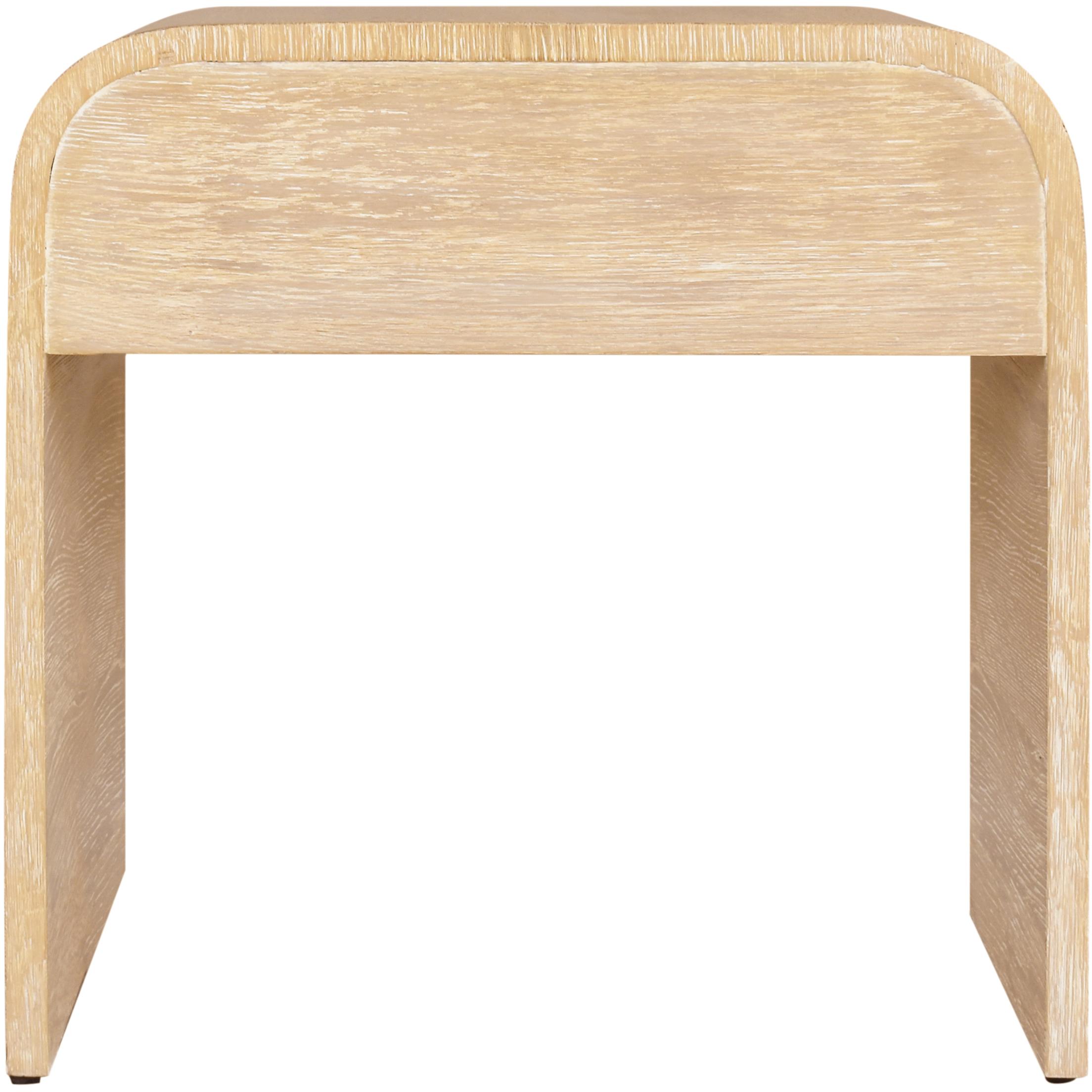 Meridian Cresthill White Oak Night Stand