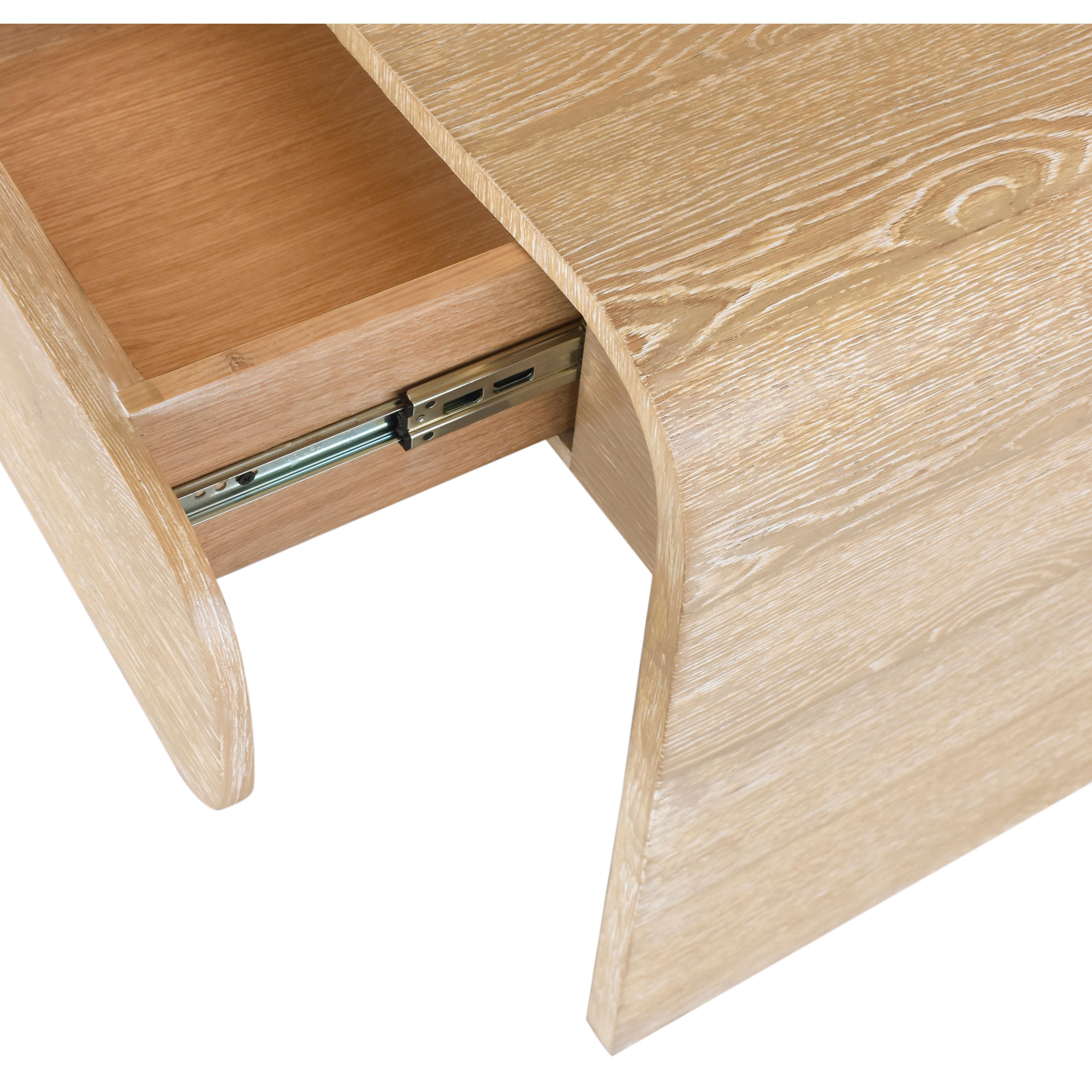 Meridian Cresthill White Oak Night Stand