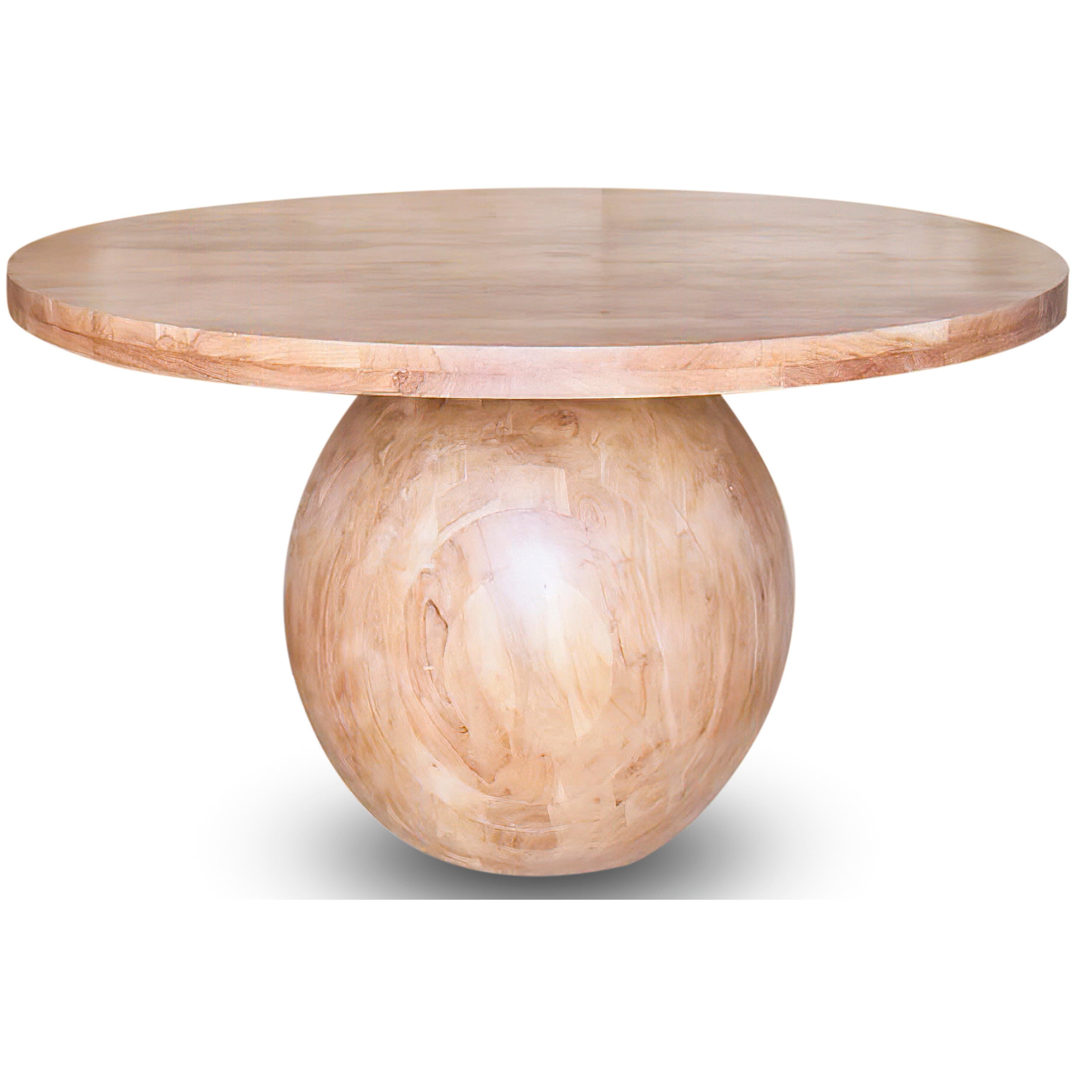 Meridian Halton Natural Acacia Wood Dining Table