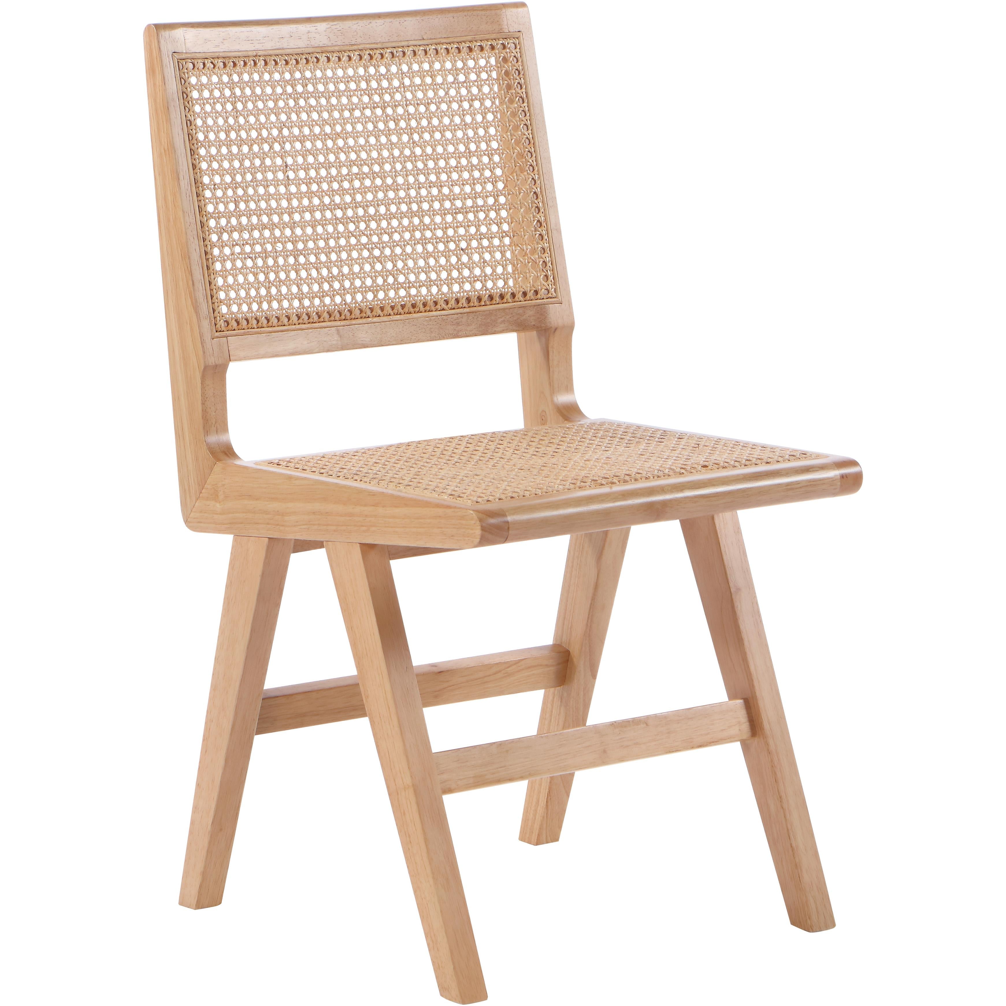 Meridian Preston Natural Wood Dining Side Chair