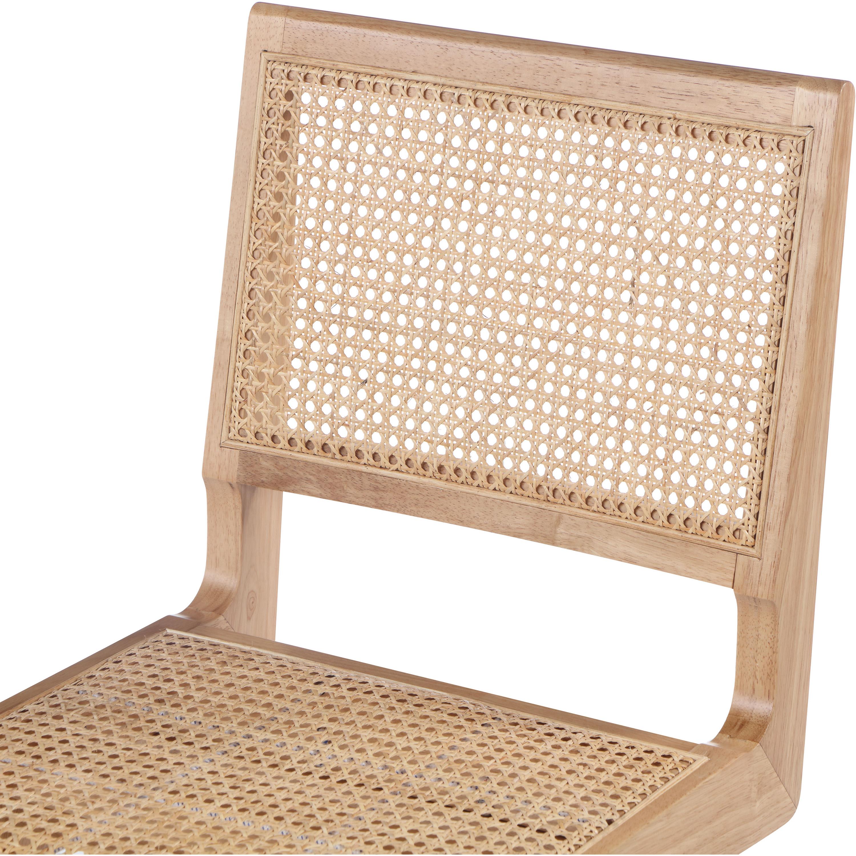 Meridian Preston Natural Wood Dining Side Chair