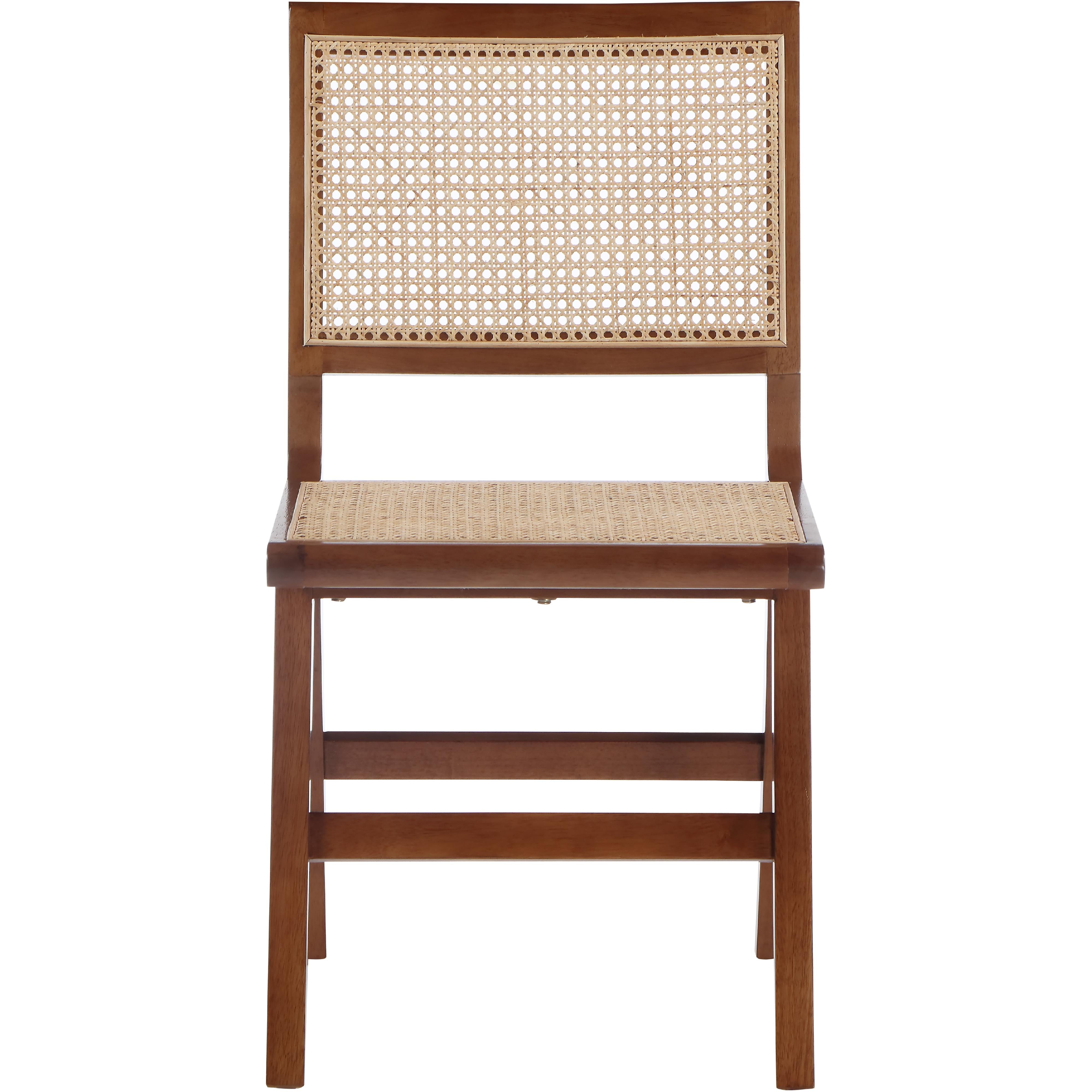 Meridian Preston Walnut Wood Dining Side Chair