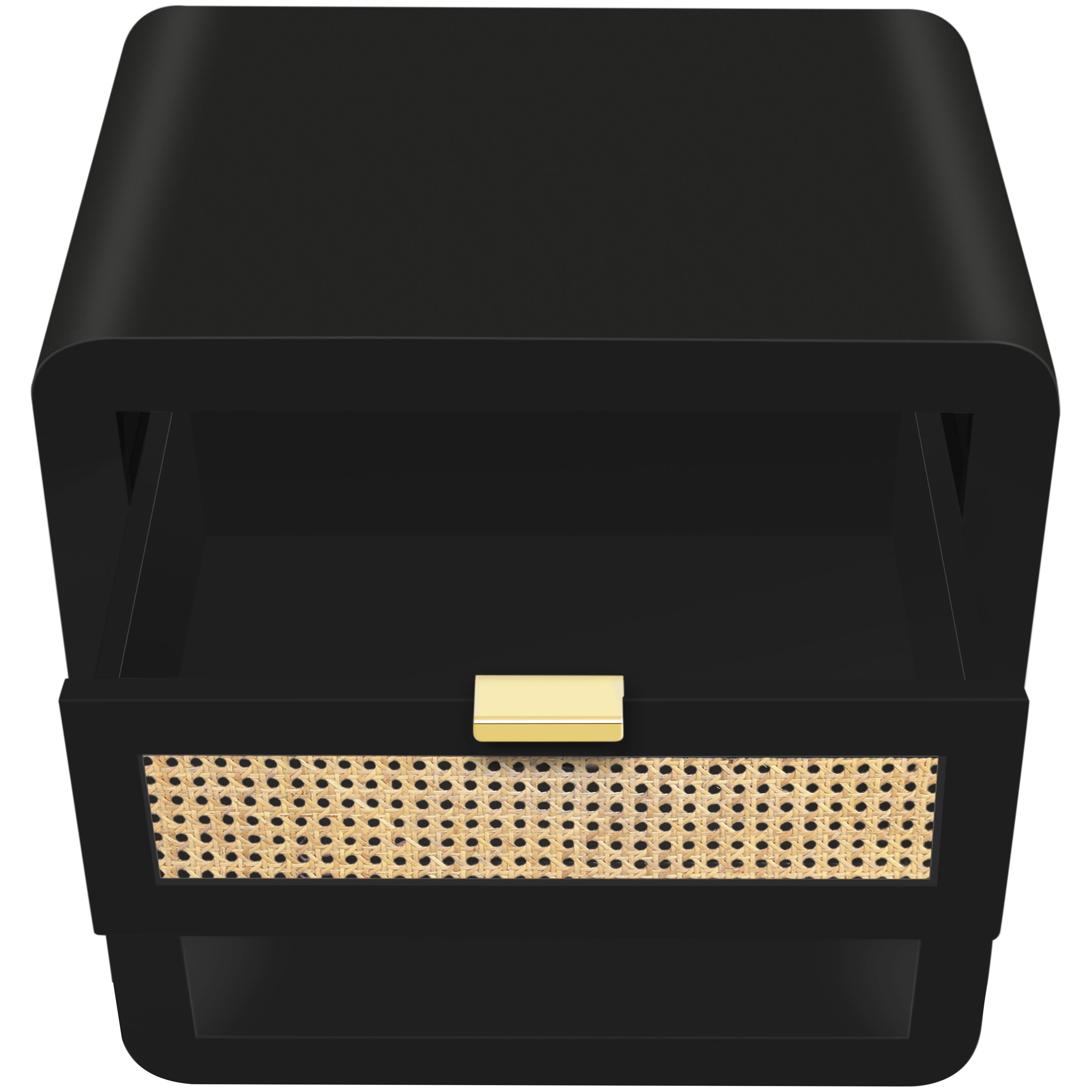 Meridian Langham Black Night Stand