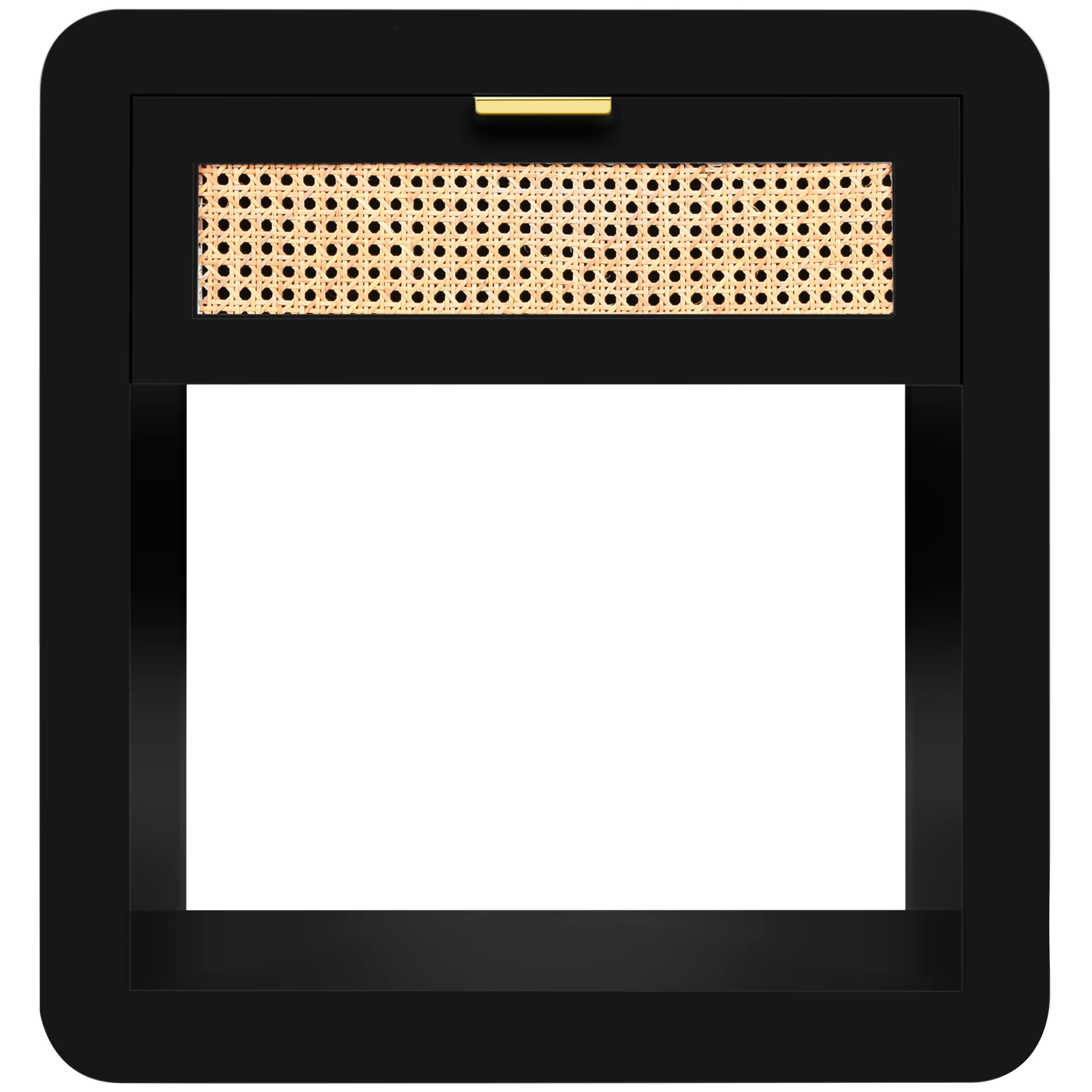 Meridian Langham Black Night Stand