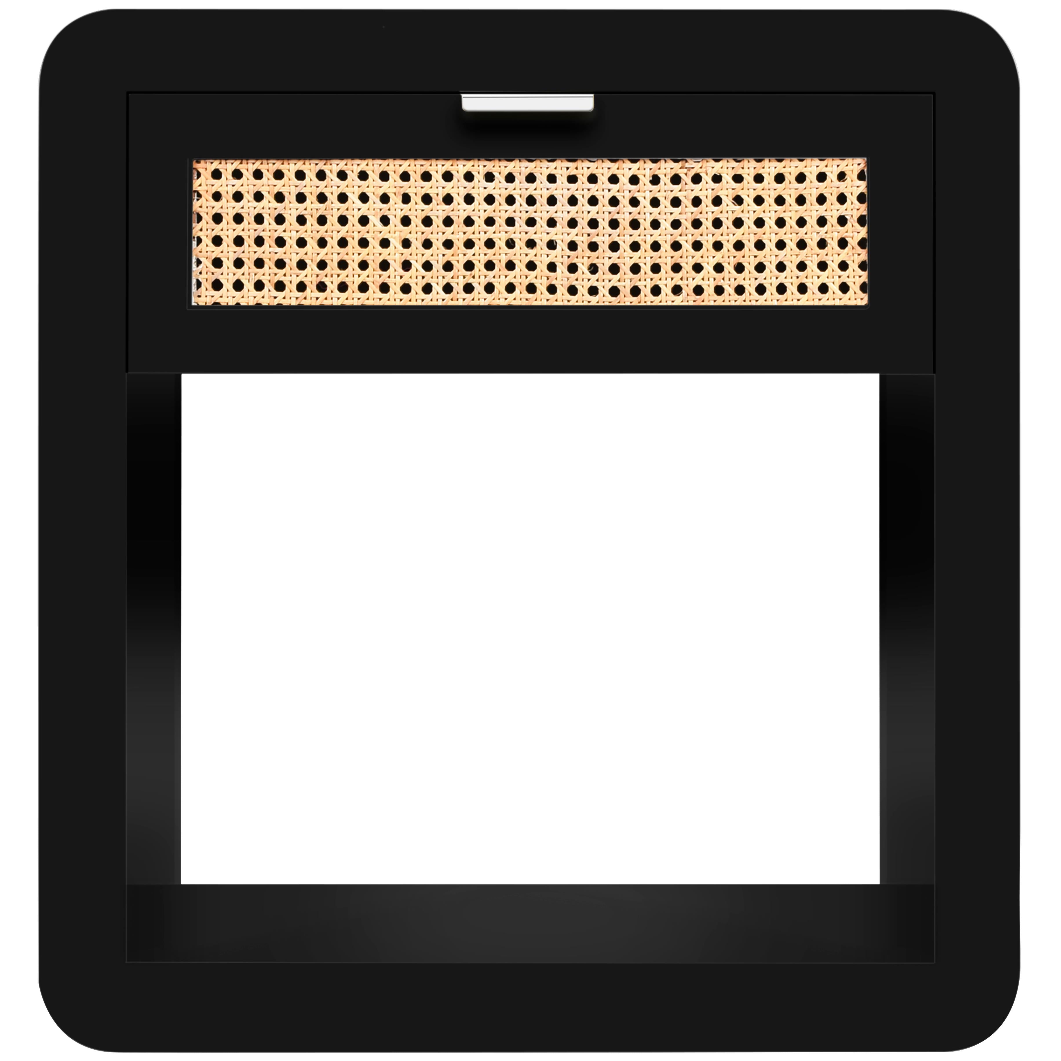 Meridian Langham Black Night Stand