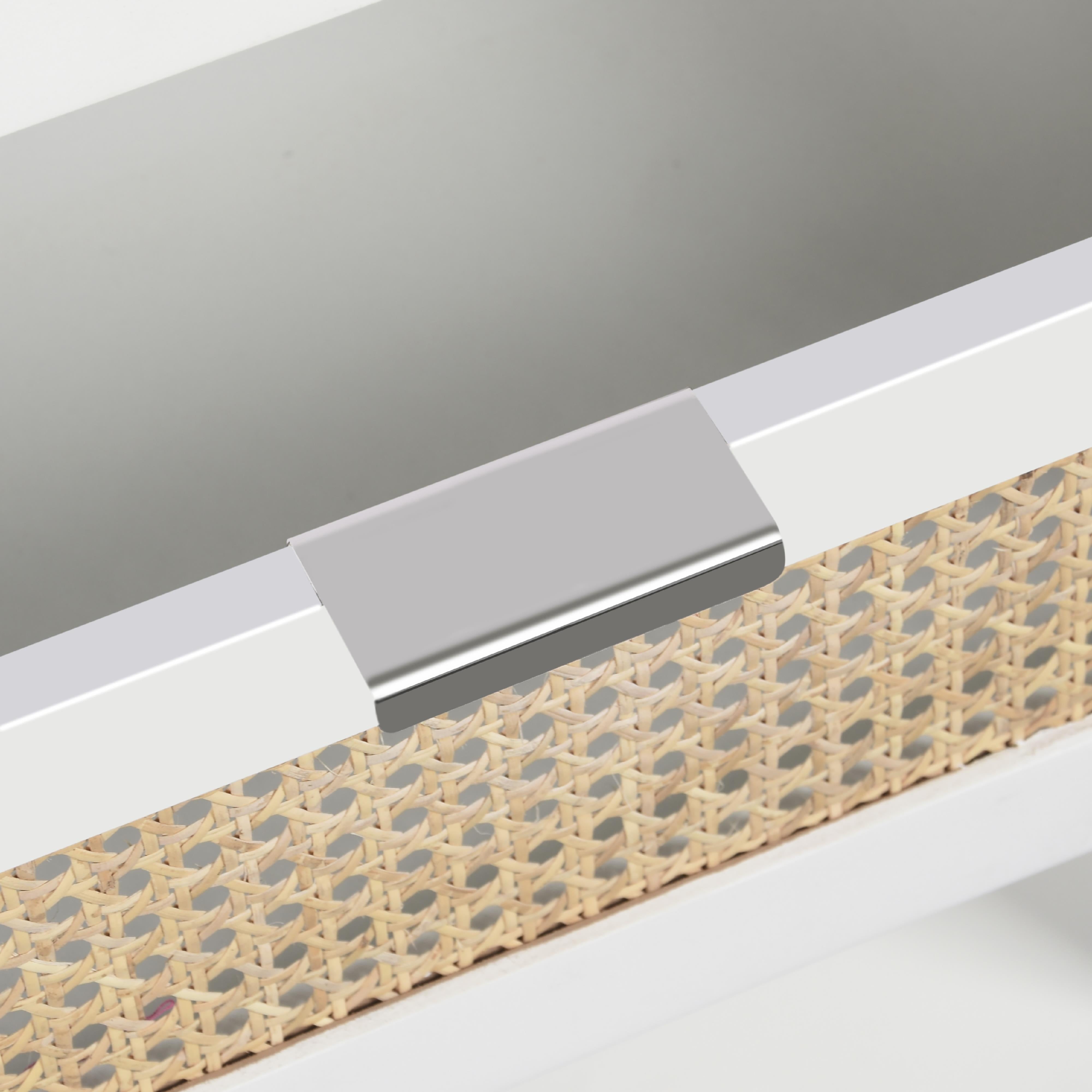 Meridian Langham White Night Stand