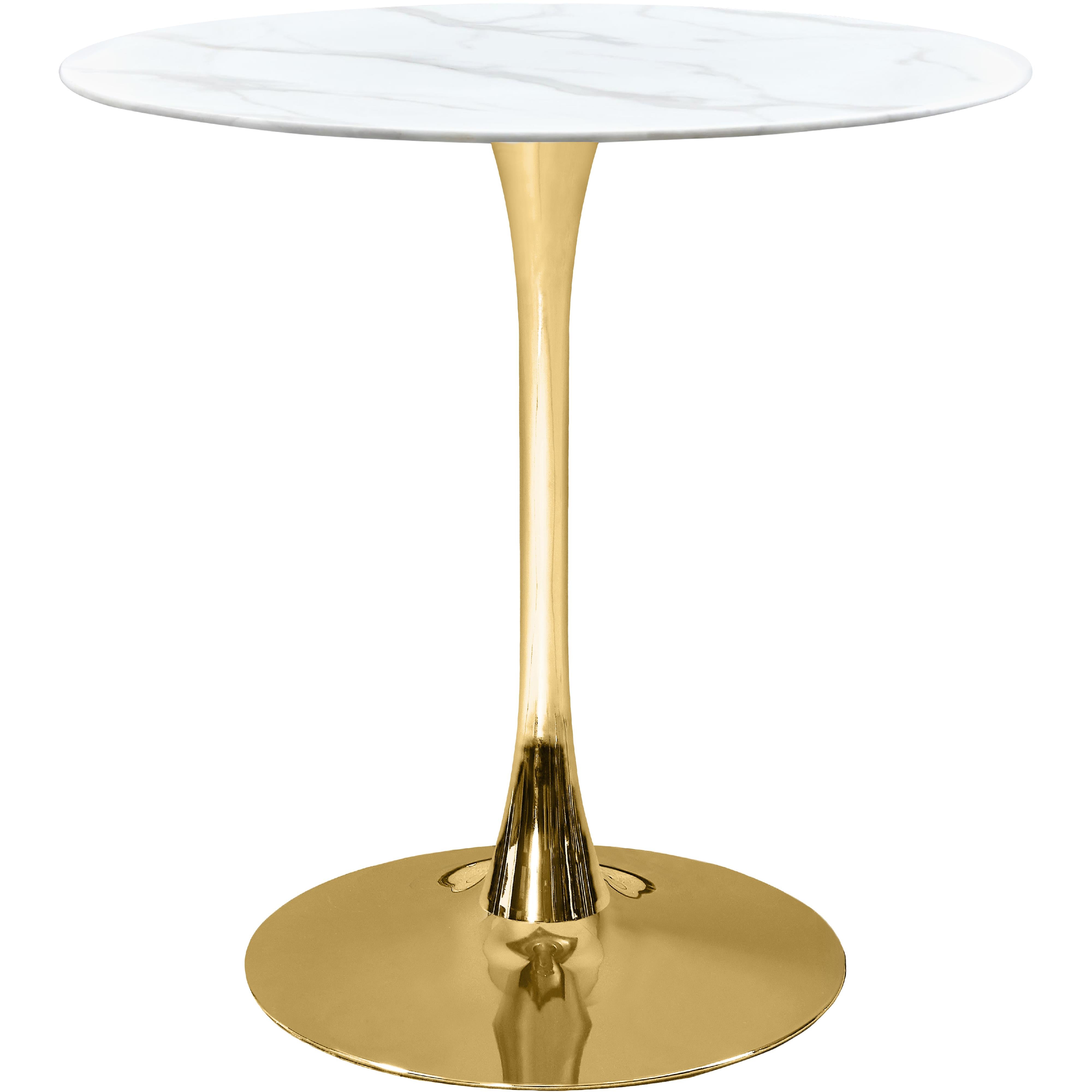 Meridian Holly Gold Counter Height Table (3 Boxes)