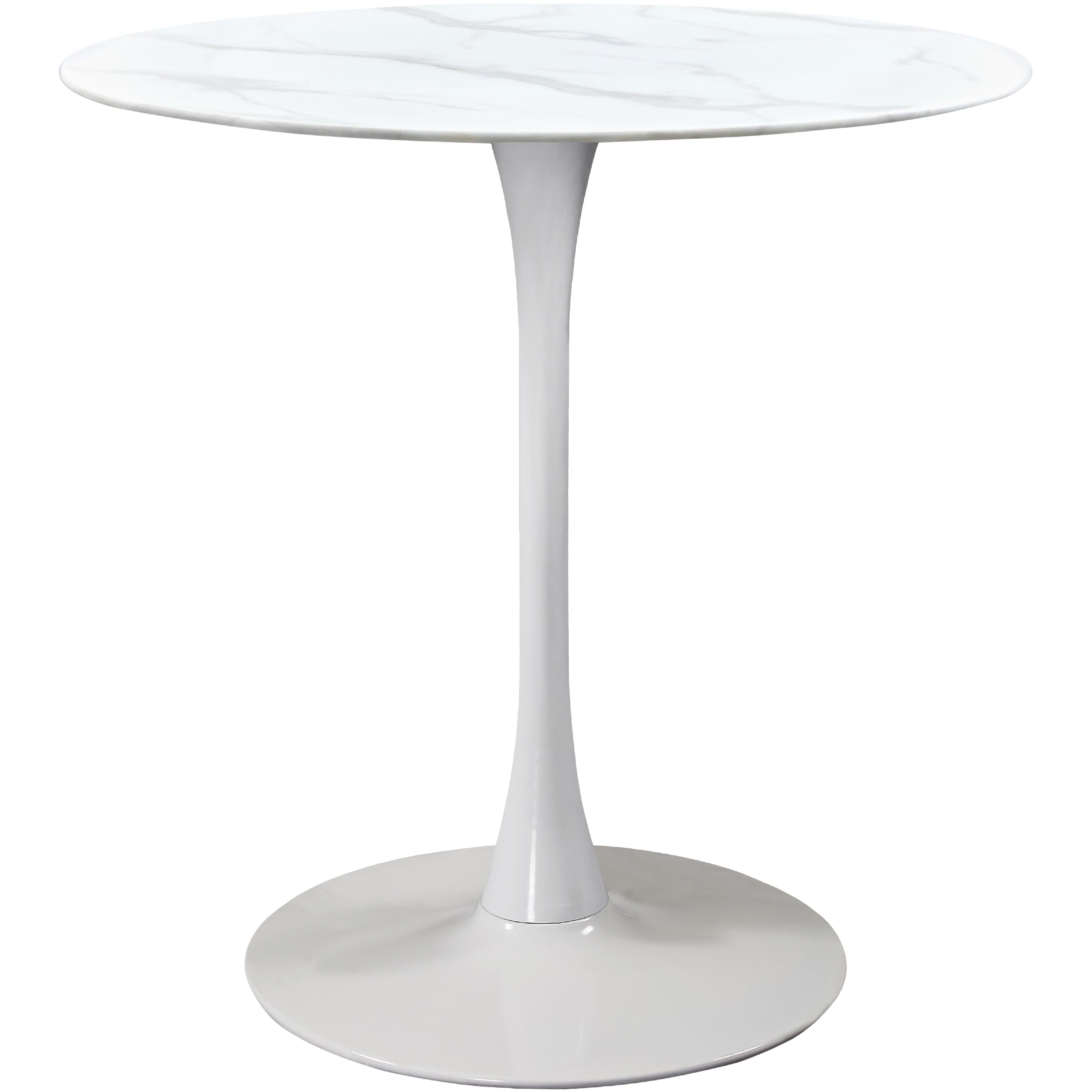 Meridian Holly White Counter Height Table (3 Boxes)